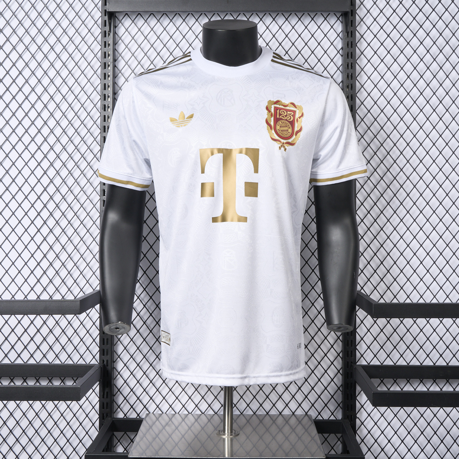 foot-Bayern Munich 2025 White 125th Anniversary Jersey - Player Version