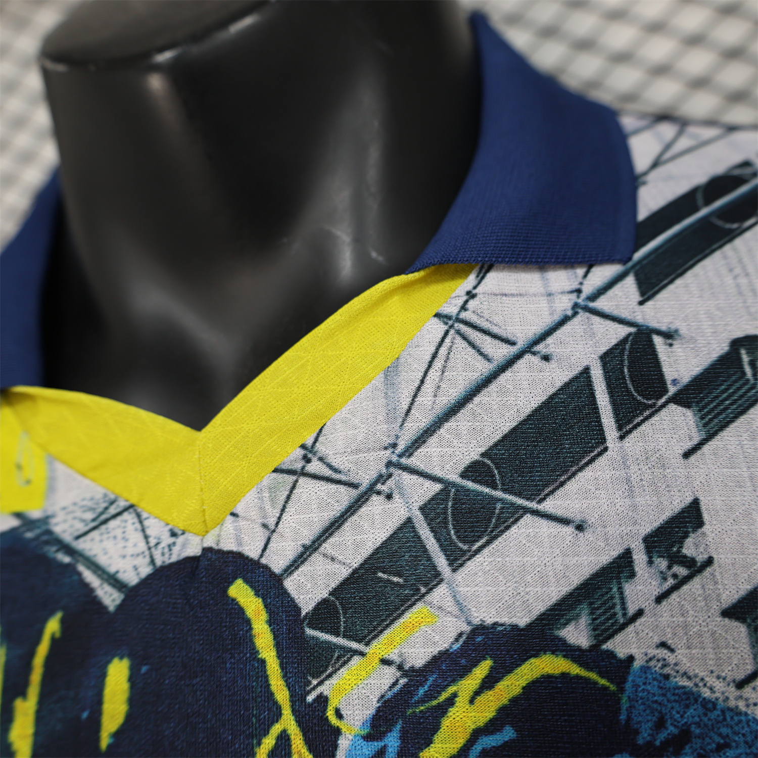 SIUjerseys-Manchester City 24-25 Blue Graffiti Special Edition Jersey - Player Version