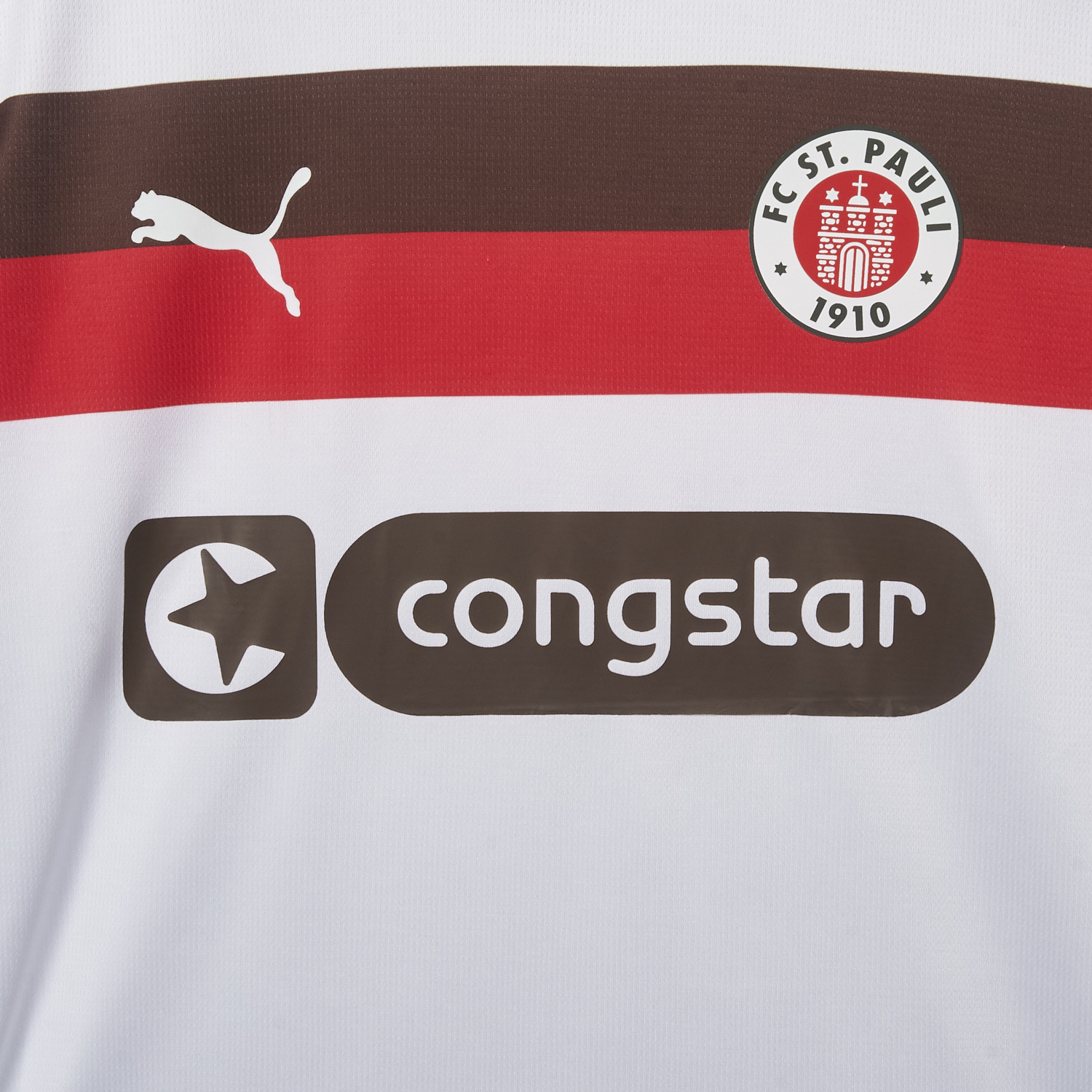 foot-St. Pauli 25-26 Away White Jersey - Fans Version