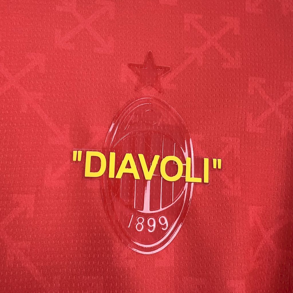 ManixJersey.com | AC Milan 24-25 Red Green “Diavoli” Special Edition Jersey - Fans Version -Customize Name, Number and Patch | Worldwide Shipping