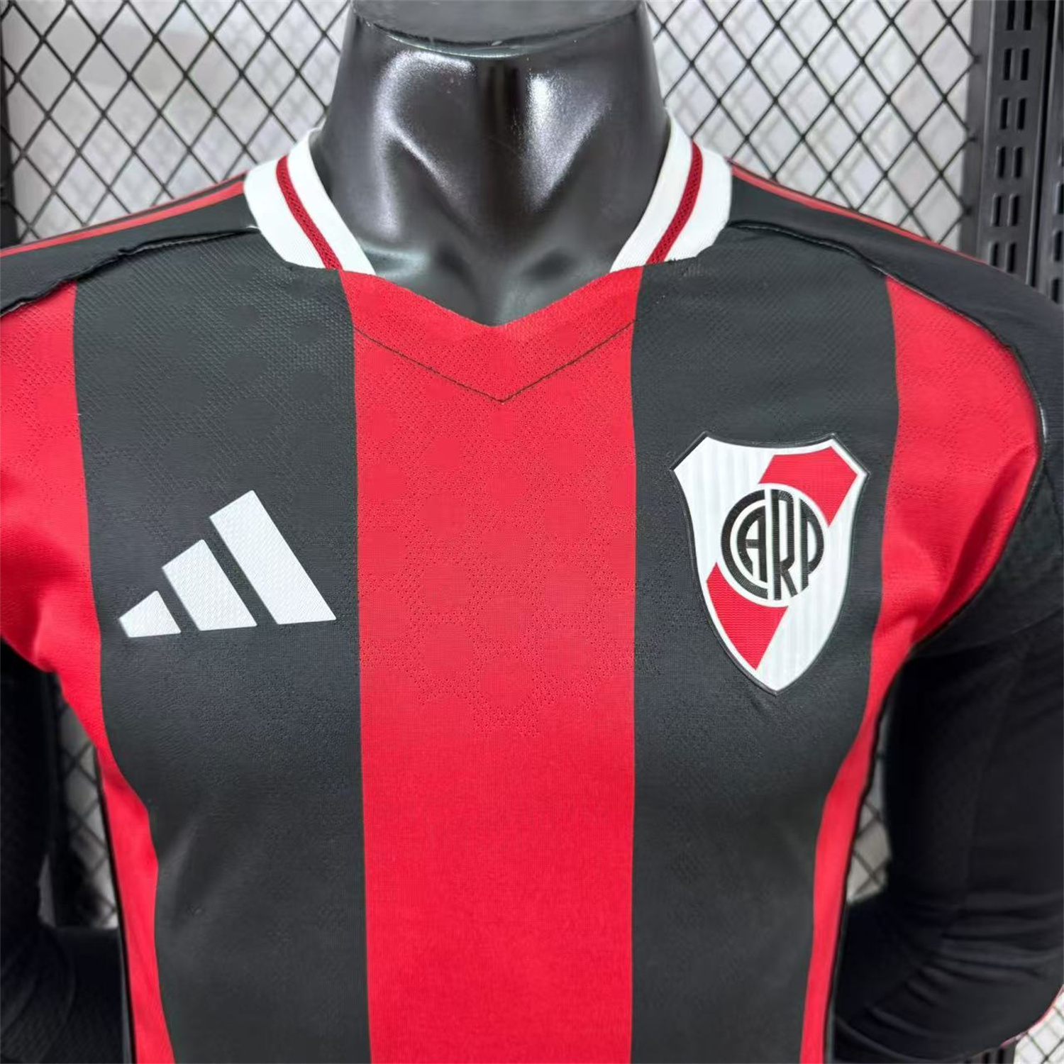 foot-River Plate 25-26 Away Unsponsored Long Sleeves Jersey - Player Version