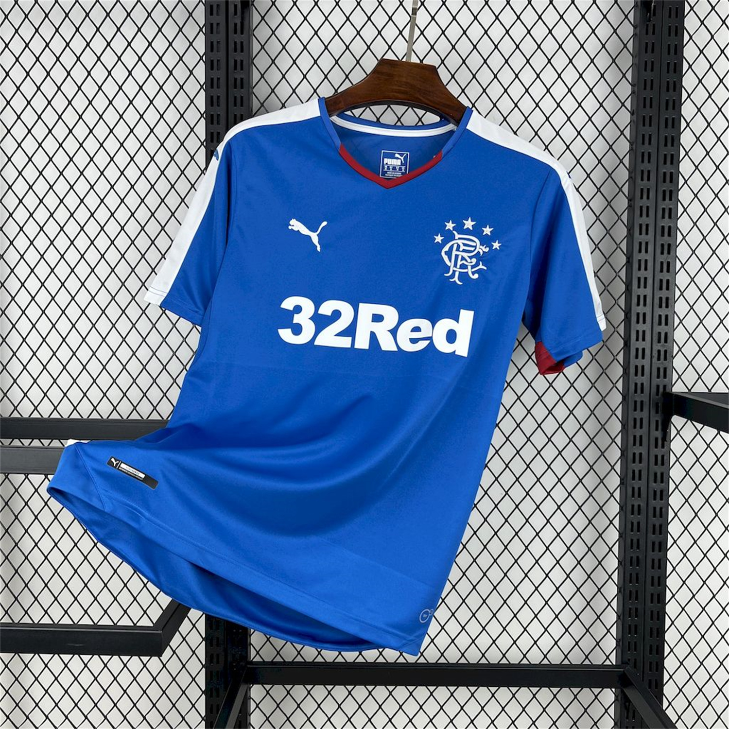 foot-Retro Glasgow Rangers 2015-16 Home Jersey