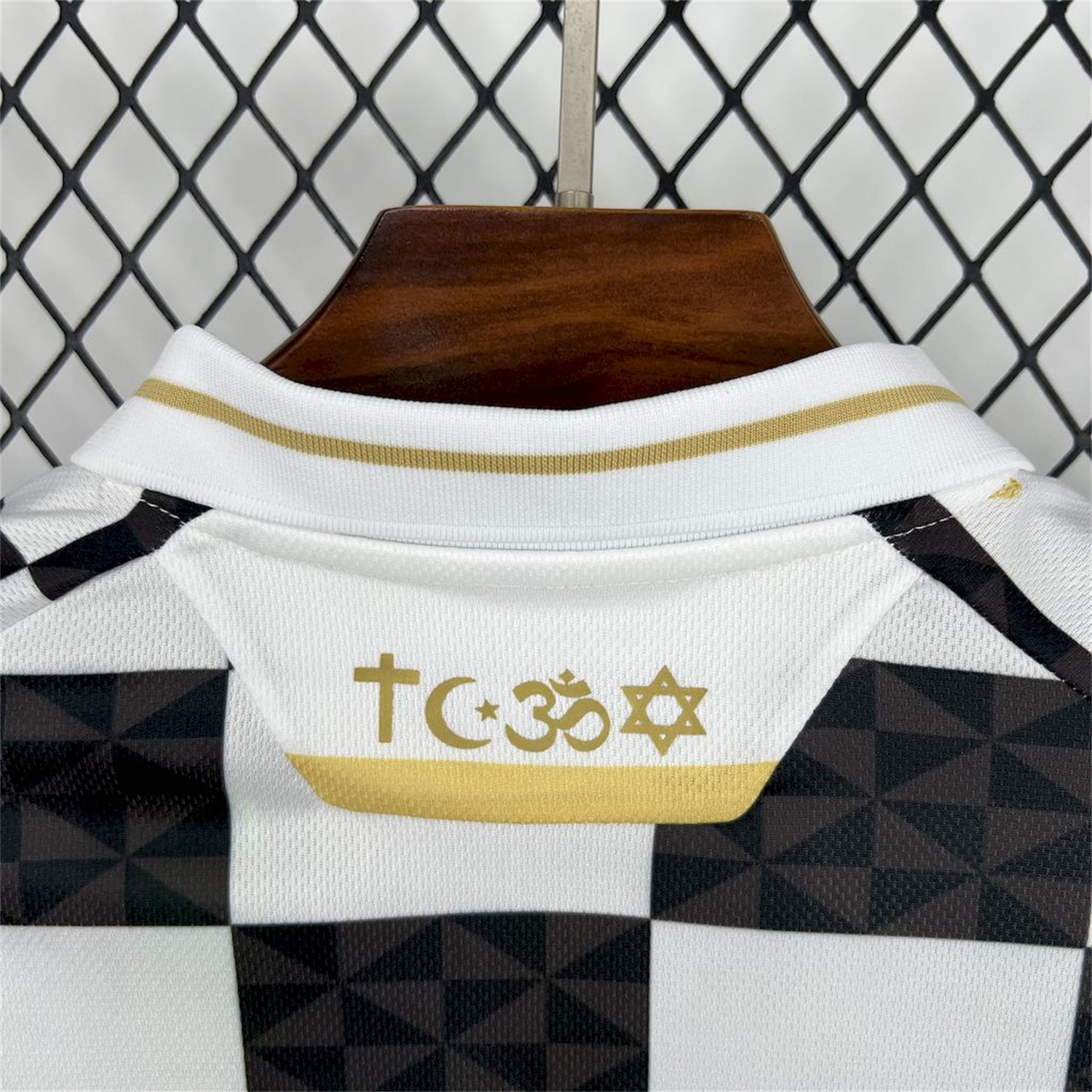 foot-AD Ceuta 24-25 Copa del Rey Black White Jersey - Fans Version