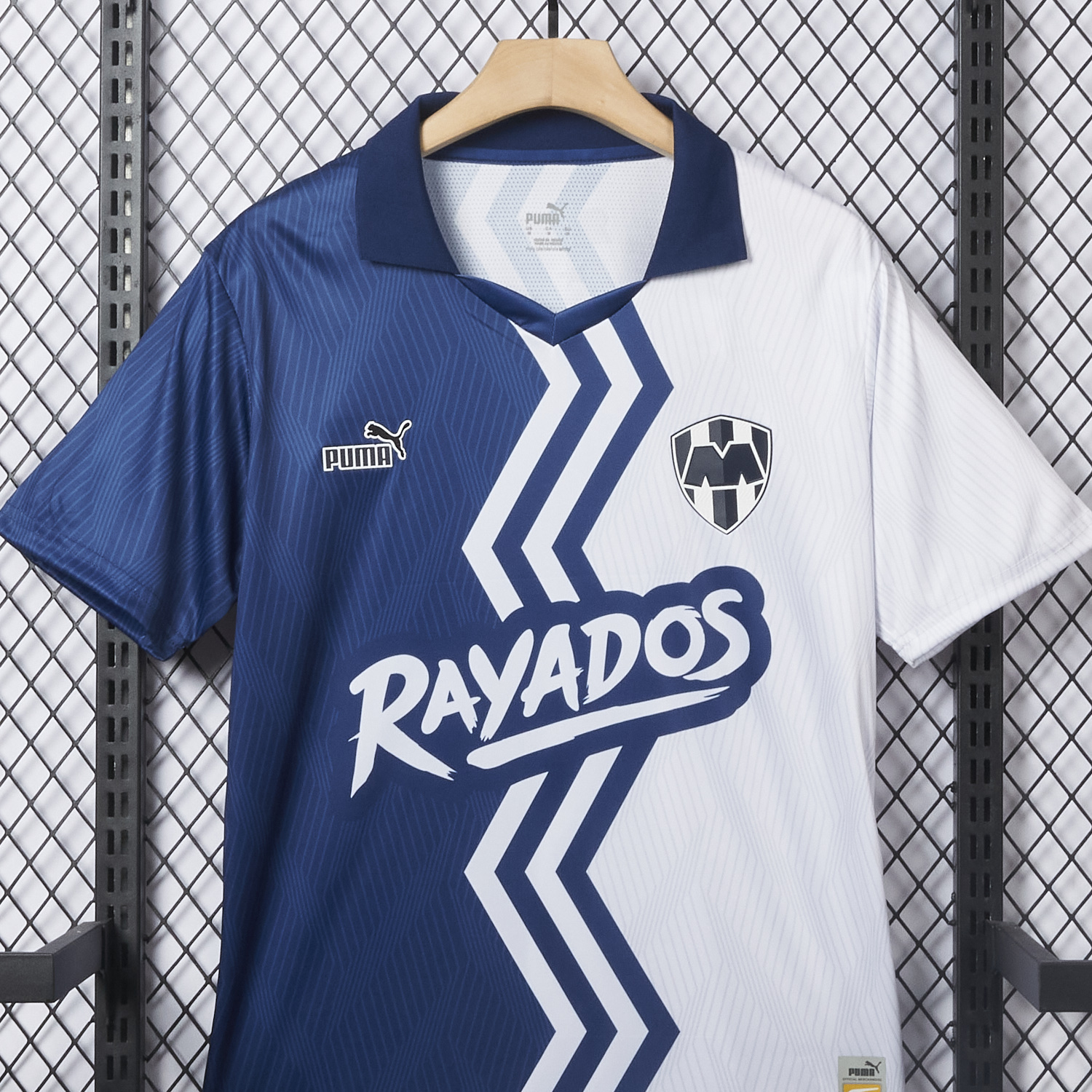 foot-Rayados Monterrey 25-26 Blue And White Half Special Jersey - Fans Version