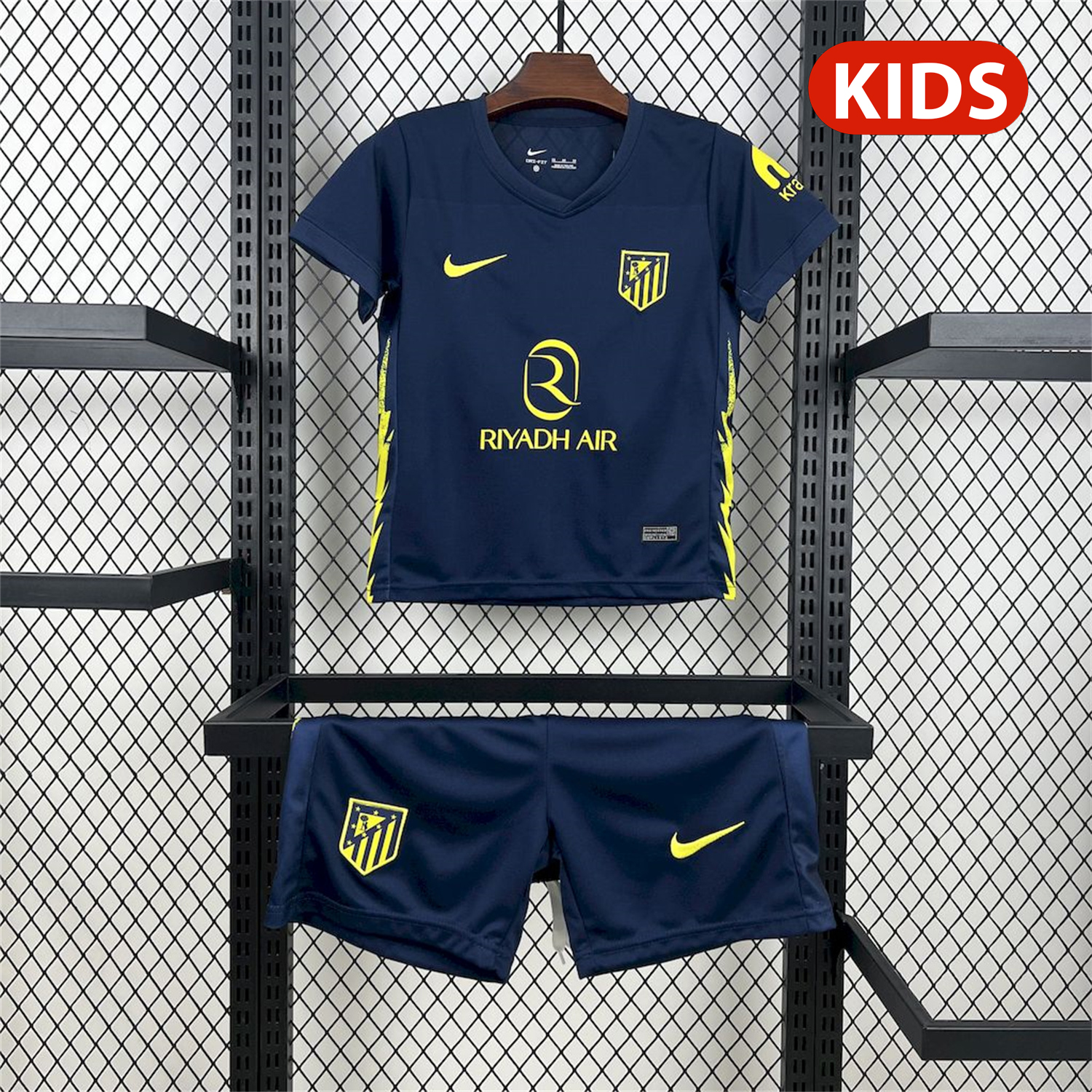 foot-Atletico Madrid 25-26 Away Kids Kit