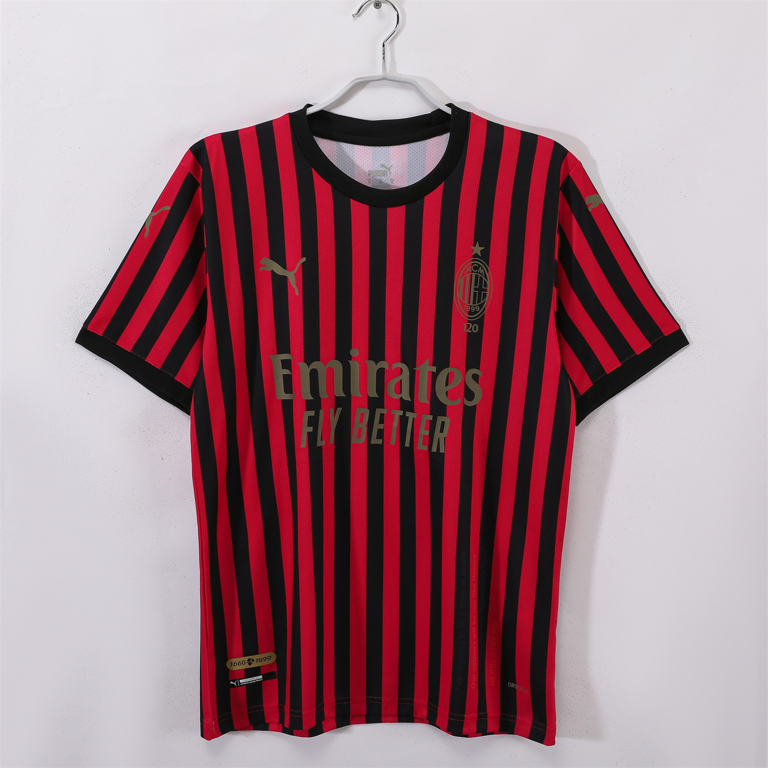 foot-Retro AC Milan 2019 120th Anniversary Home Jersey