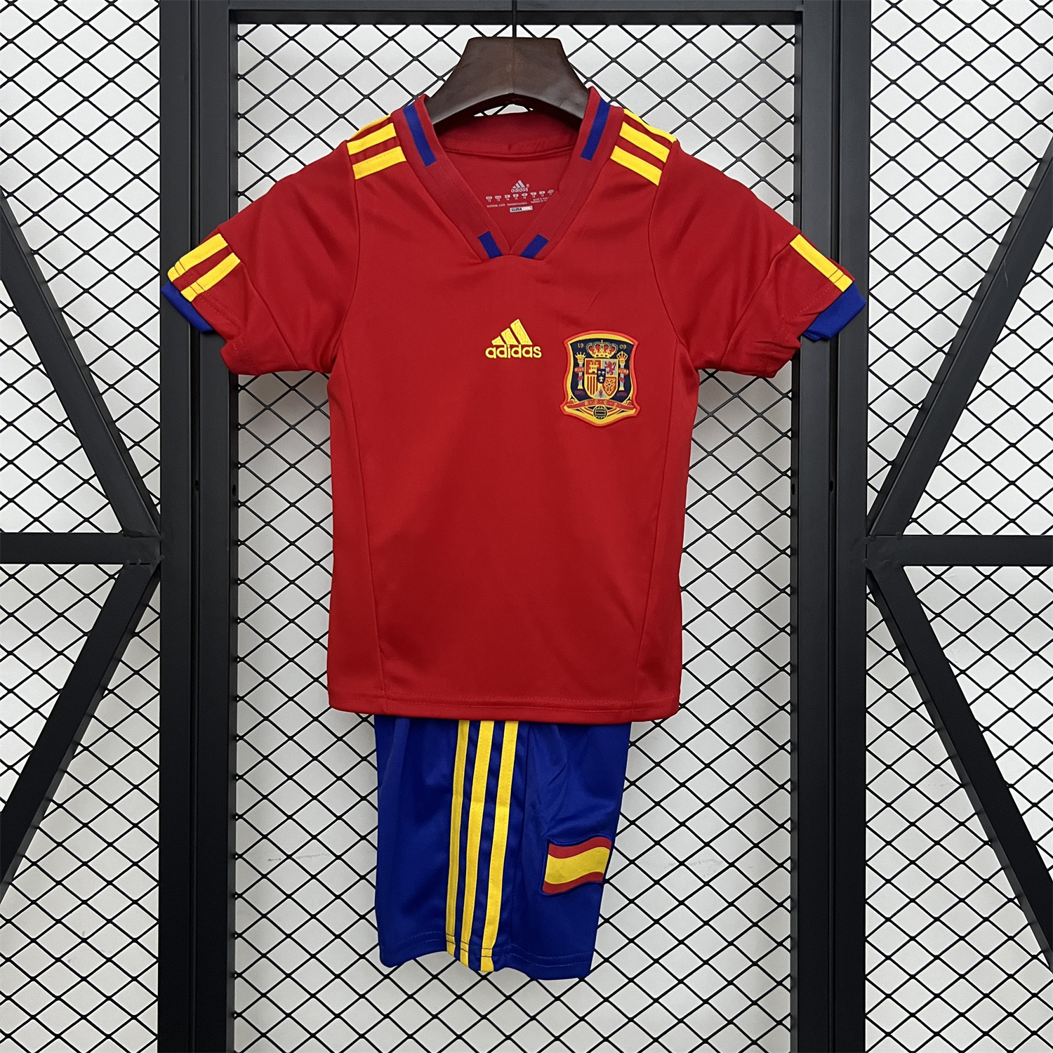 foot-Retro Spain 2010 Home Kids Kit