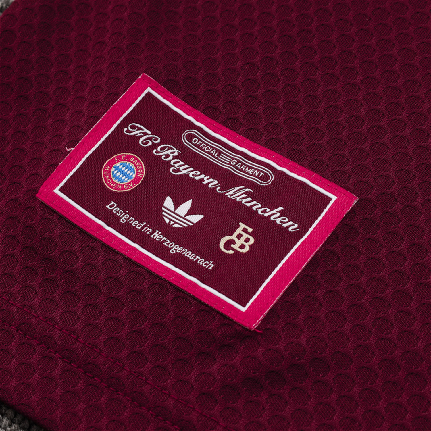 foot-Bayern Munich 25-26 POLO Short-Sleeve Training Set - Deep Red Top and Pants