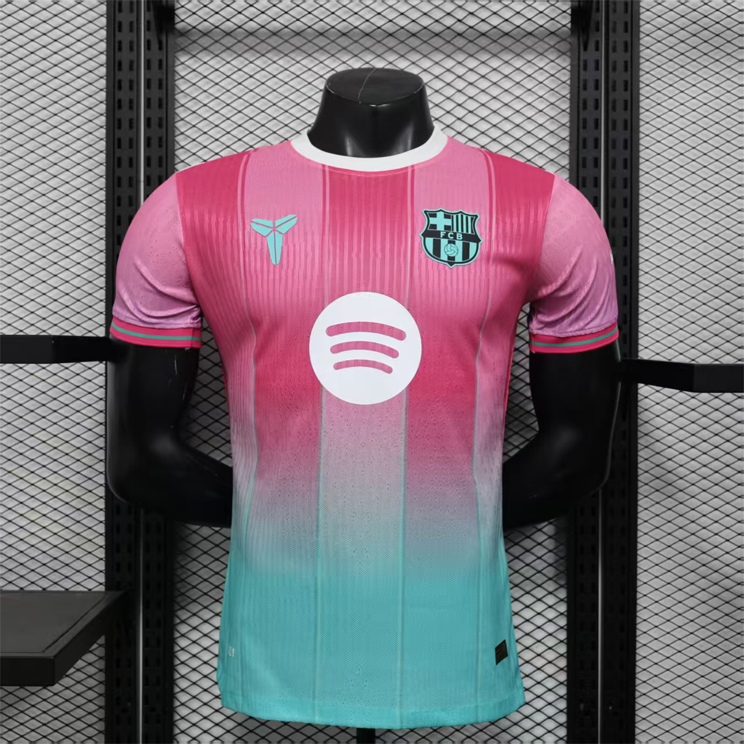 foot-Barcelona 25-26 Pink And Cyan Special Jersey - Player Version