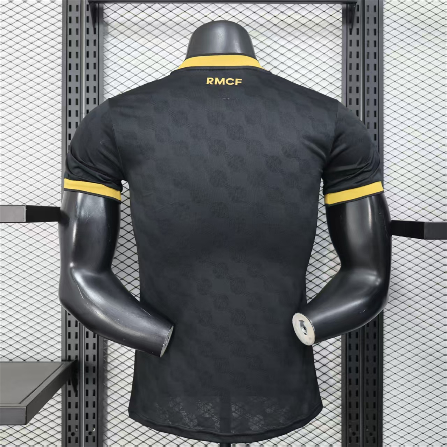 foot-Real Madrid 25-26 Polka Dots Black And Gold Jersey - Player Version