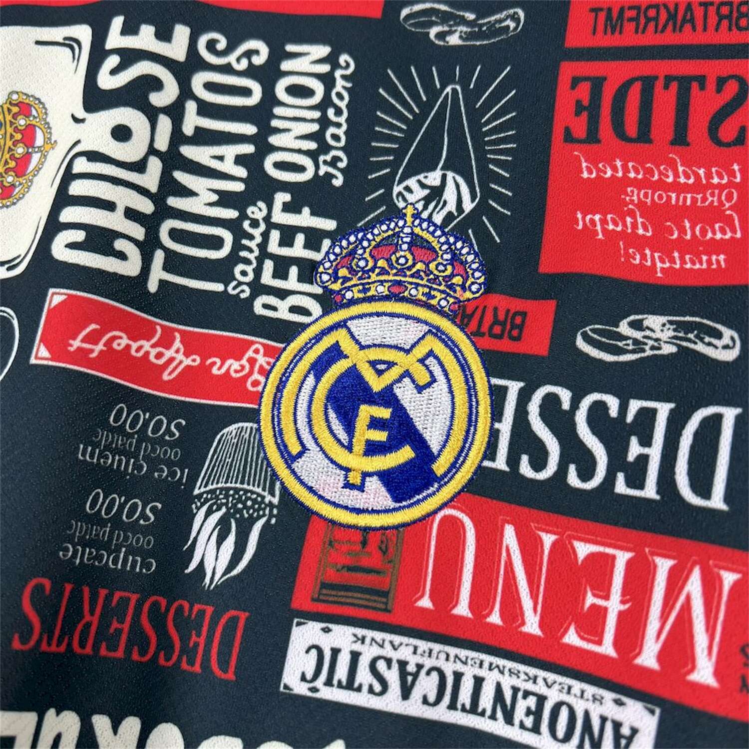 foot-Real Madrid 25-26 Color Advertising Swatch Dark Gray Jersey - Fans Version