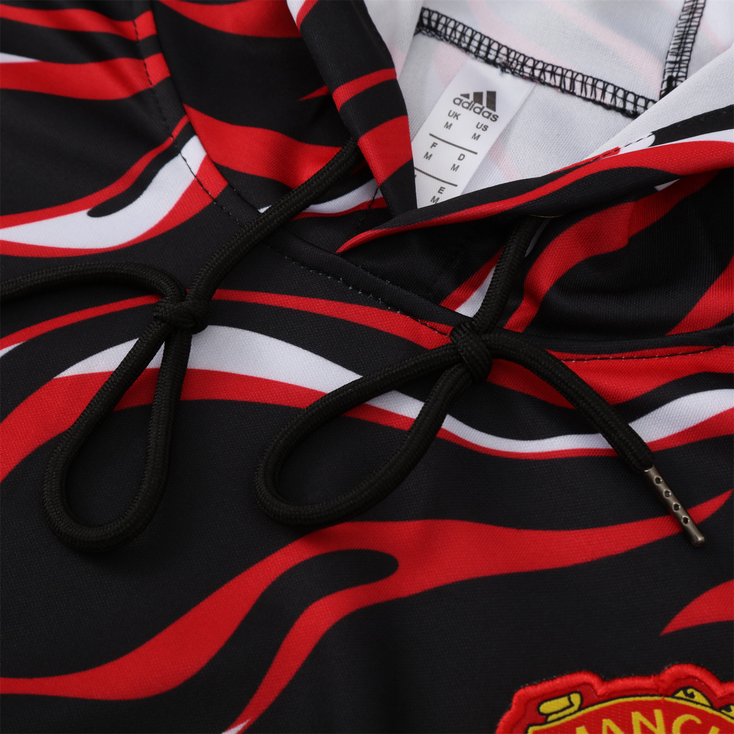 foot-Manchester United 25-26 Traning Hoodie Set - Flowing Red Hoodie With Black Pants