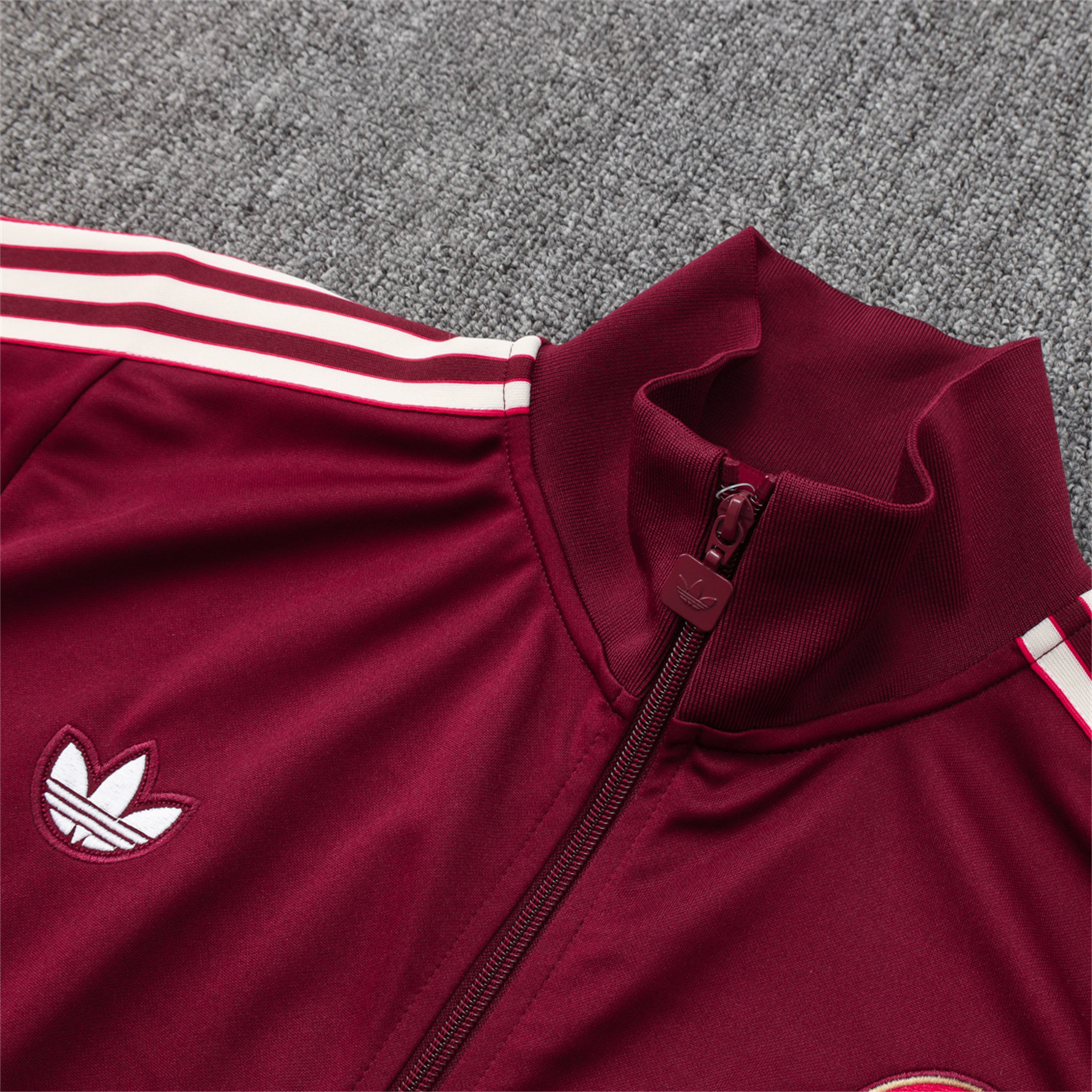 foot-Bayern Munich 25-26 Originals Terrace Icon Jacket Training Tracksuit - Deep Red