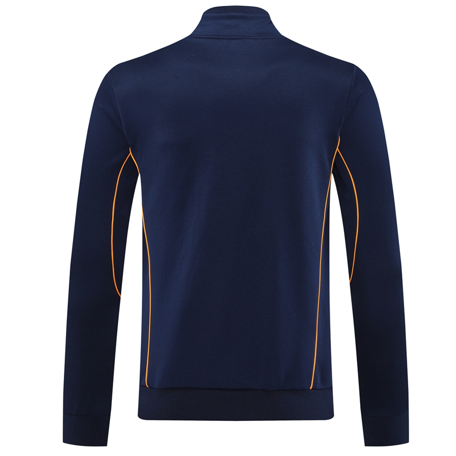 foot-Real Madrid 25-26 Jacket Training Tracksuit - Royal Blue Jackets & Pants with Orange Lines