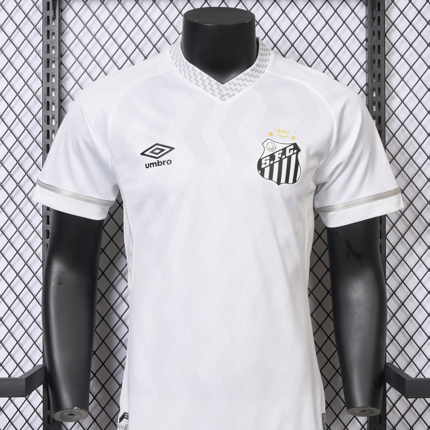 foot-Santos 2025-26 Home Unsponsored Jersey - Player Version