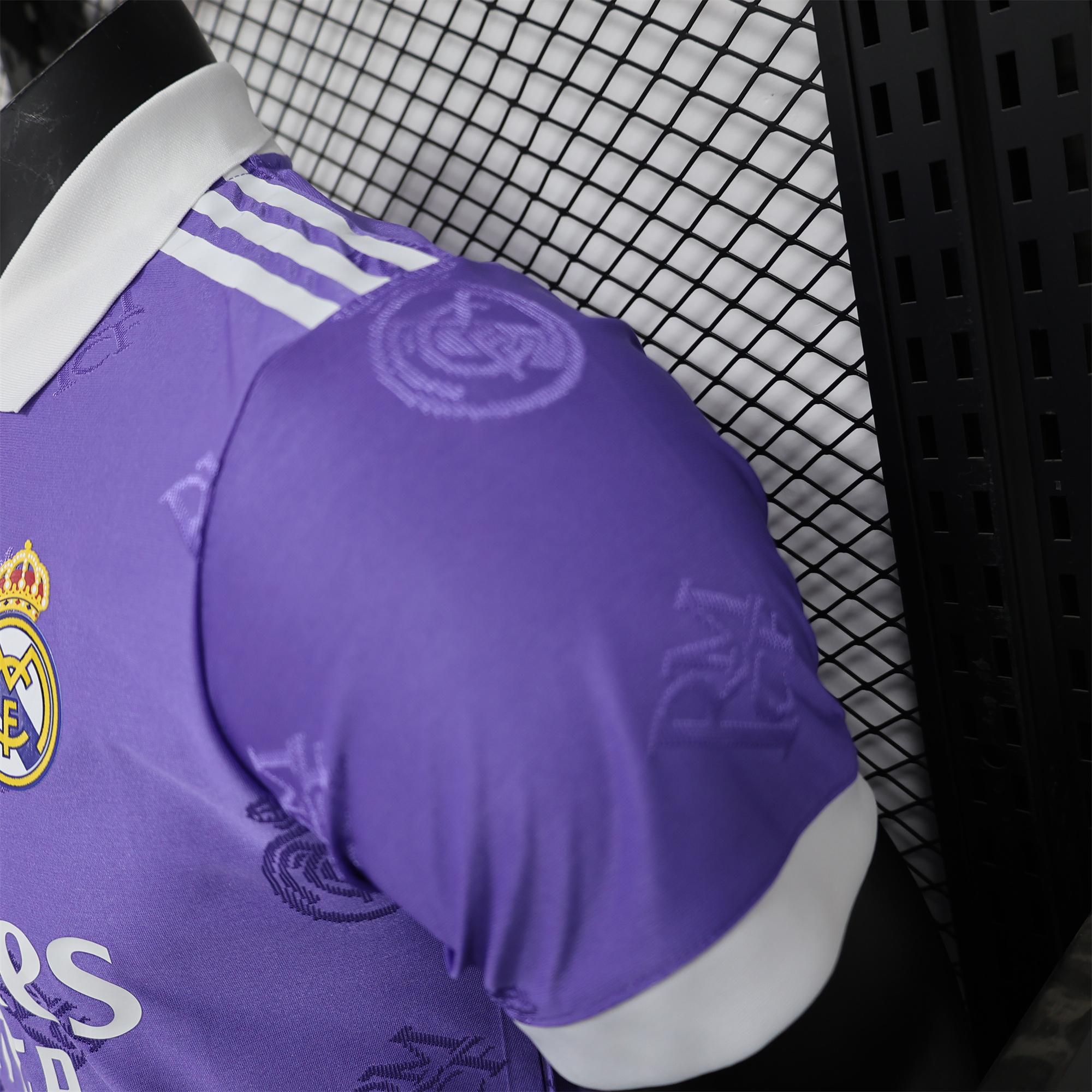 JerseysGala.com | Real Madrid 24-25 Purple LOGO Special Edition Jersey - Player Version -Customize Name, Number and Patch | Worldwide Shipping