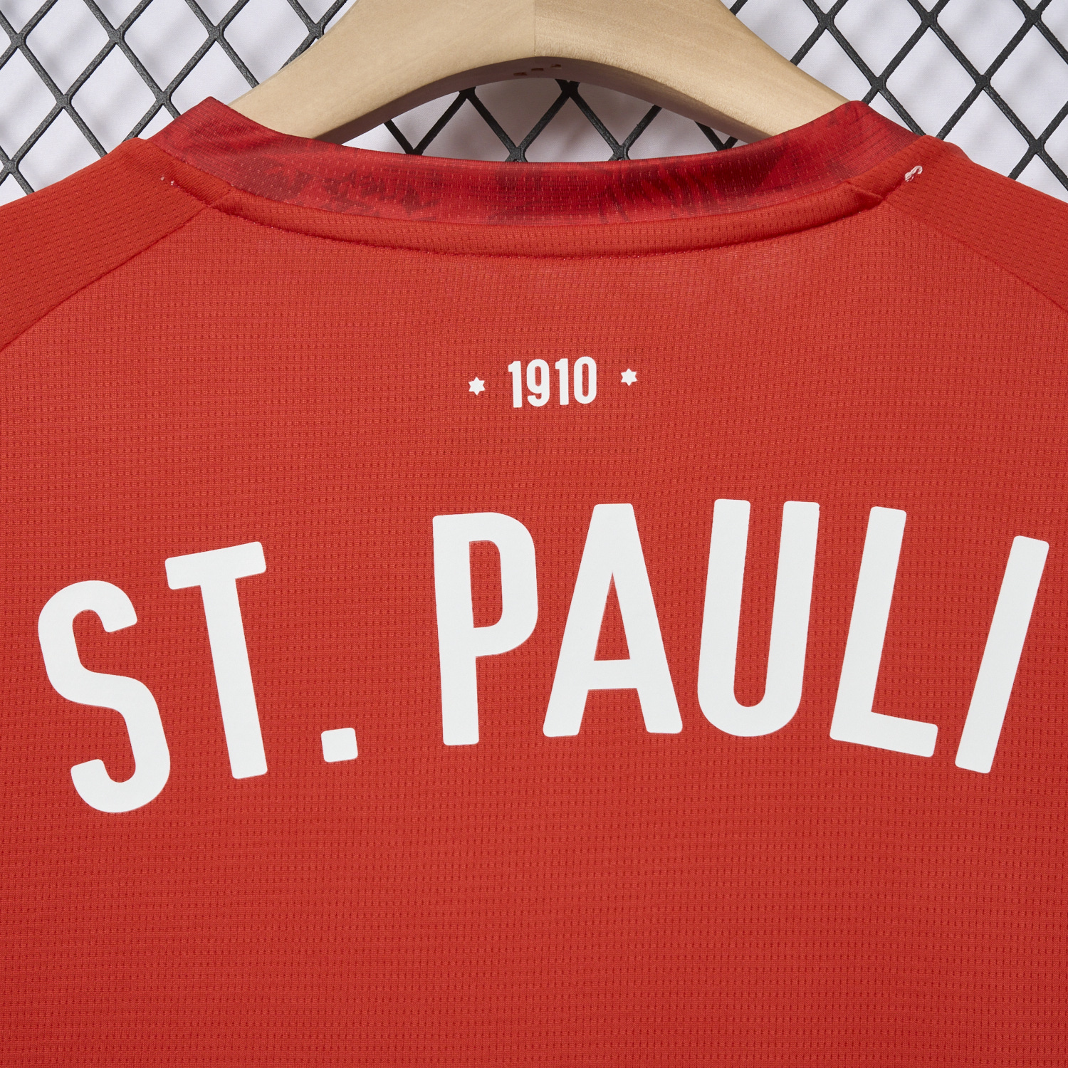 foot-St. Pauli 25-26 Fourth Red Jersey - Fans Version