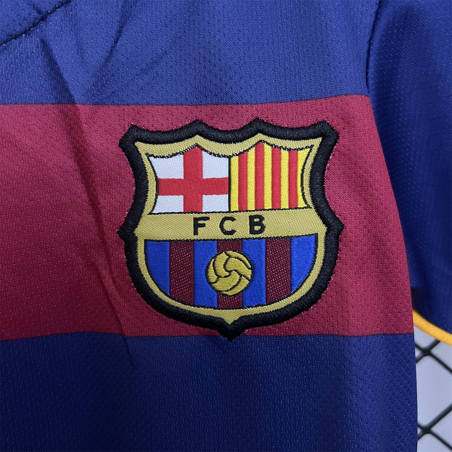 foot-Retro Barcelona 2015-16 Home Kids Kit