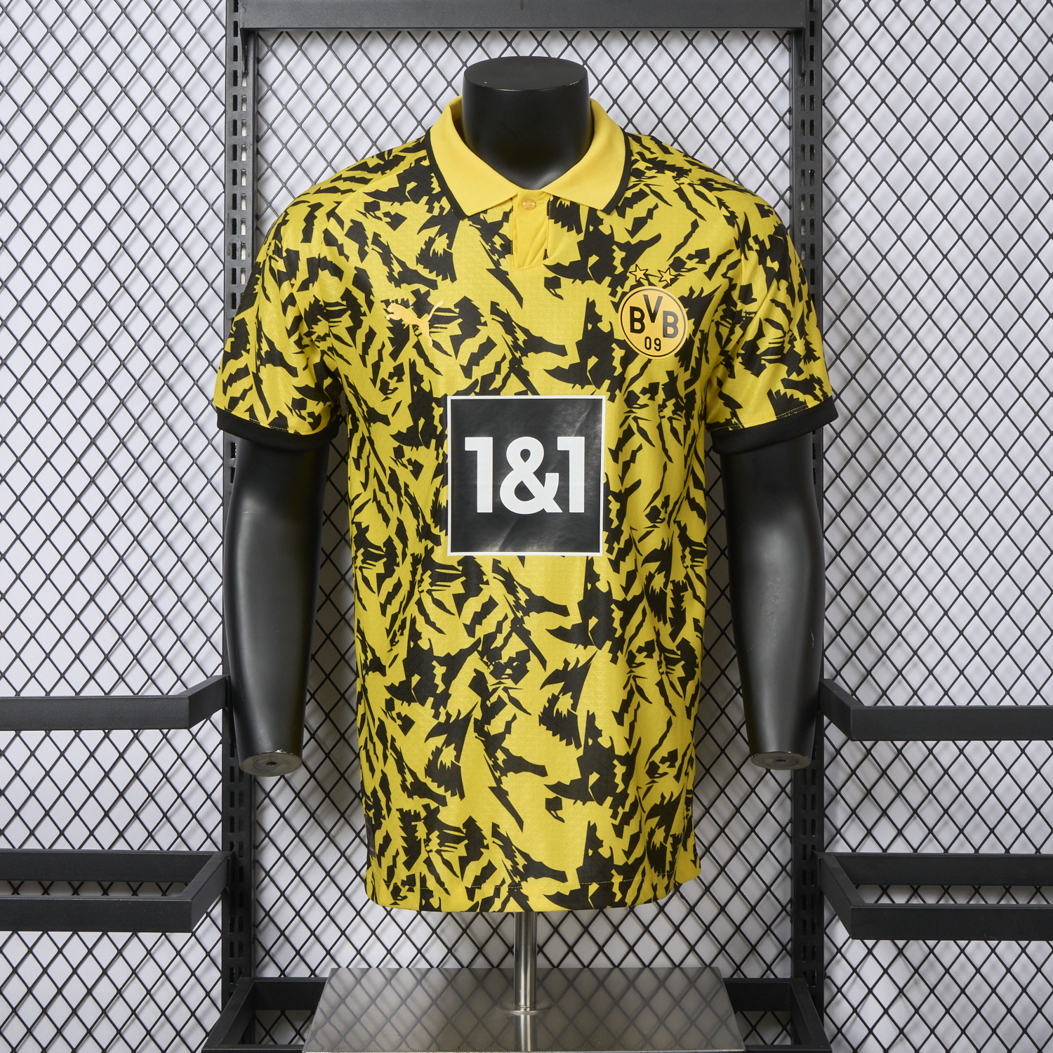 foot-Dortmund 25-26 Black Disordered Texture Yellow Special Jersey - Player Version