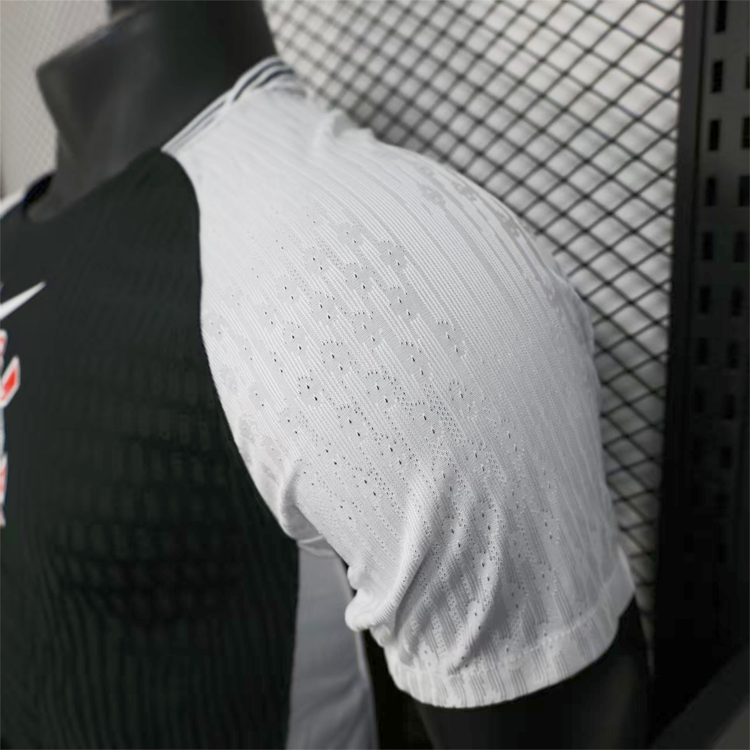 foot-Corinthians 25-26 Black Away Jersey - Player Version