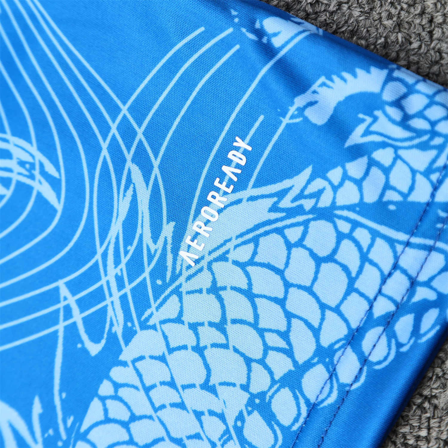 foot-Real Madrid 25-26 Vest Training Set - Blue Black Dragon Vest & Black-White Shorts