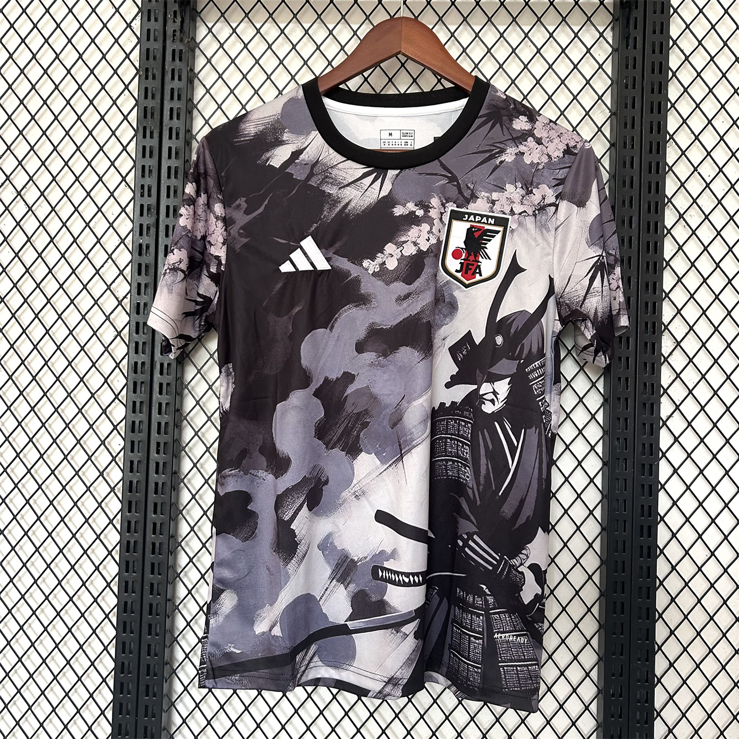 foot-Japan 25-26 Black Samurai Under The Cherry Tree Special Jersey - Fans Version