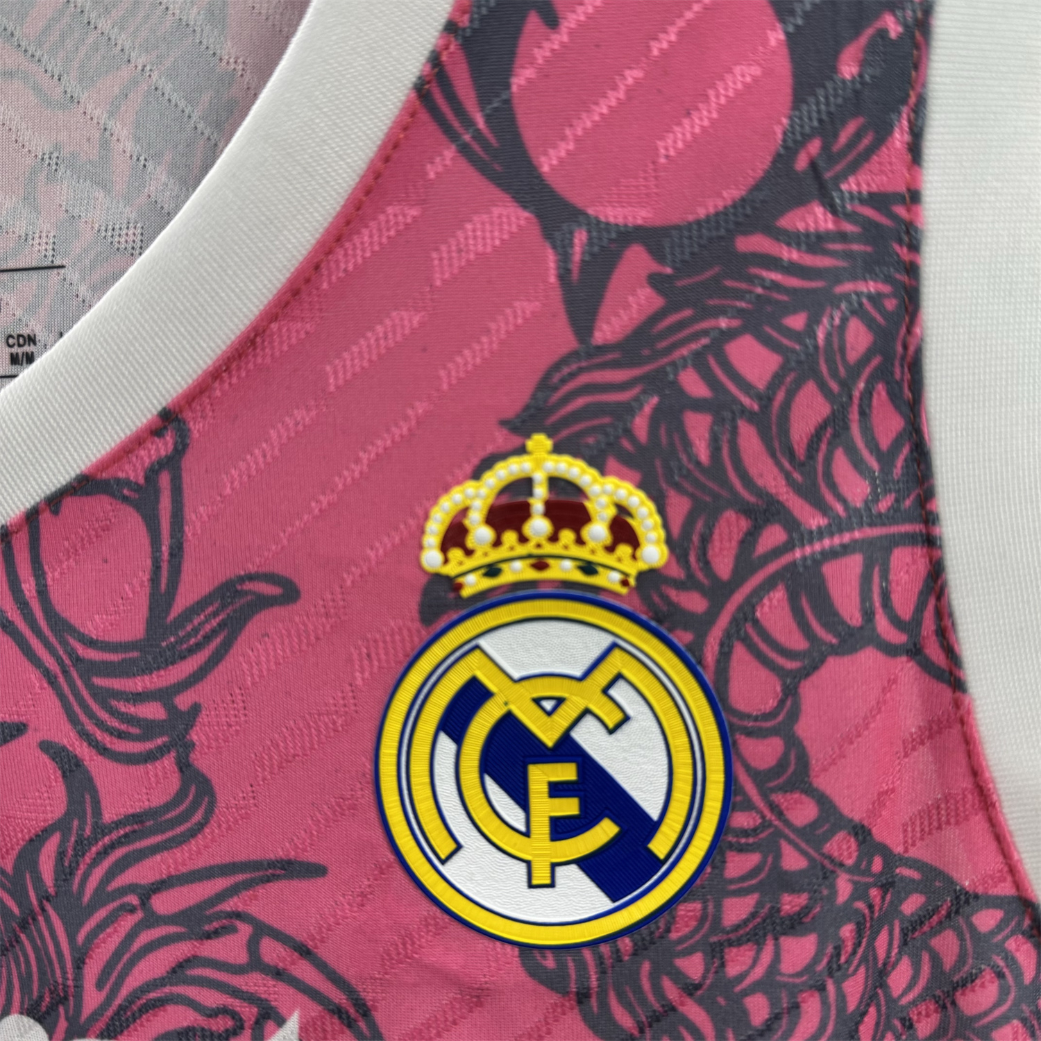 foot-Women's Real Madrid 25-26 Pink Dragon Yoga Vest