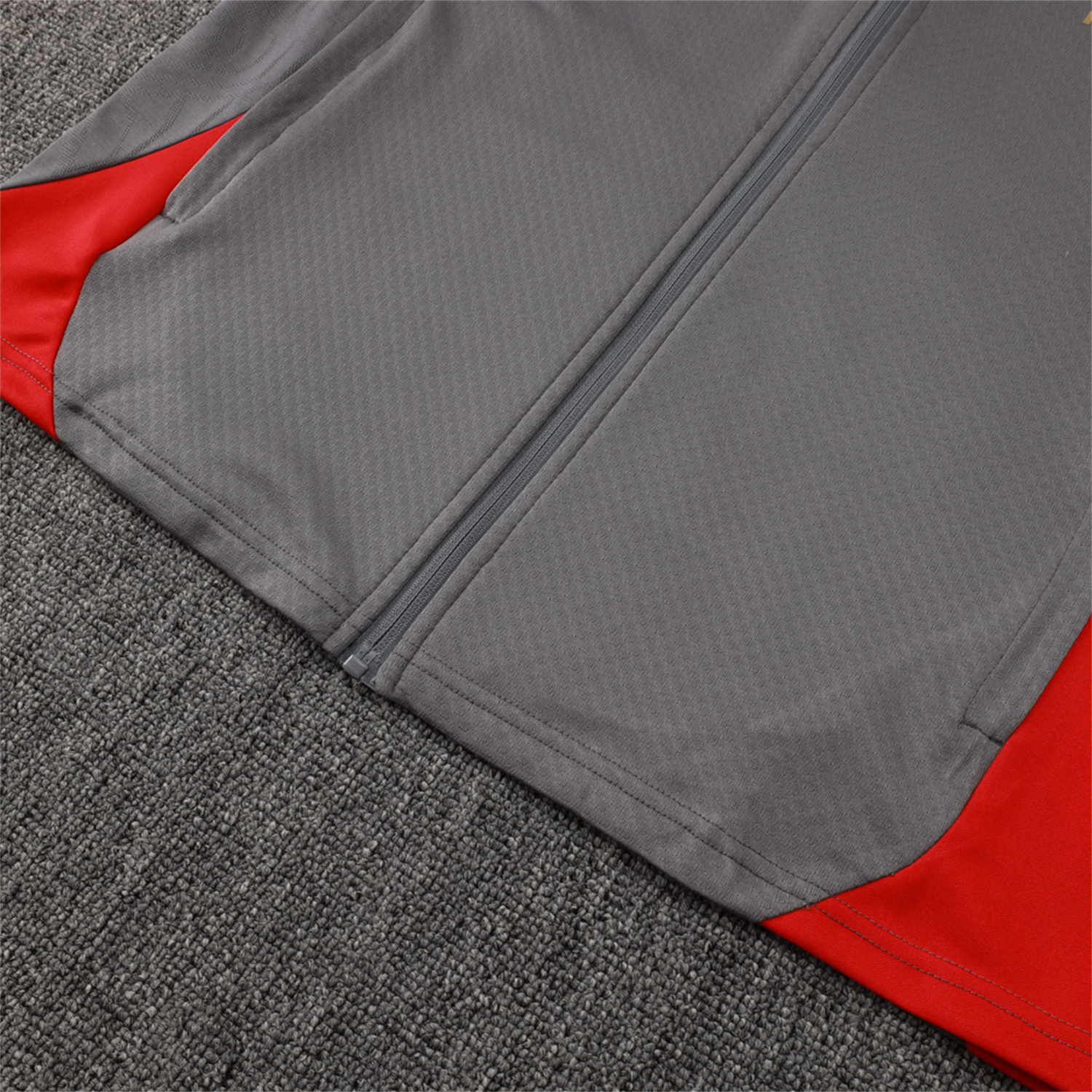 foot-AC Milan 25-26 Jacket Training Tracksuit - Grey top & Grey Pants