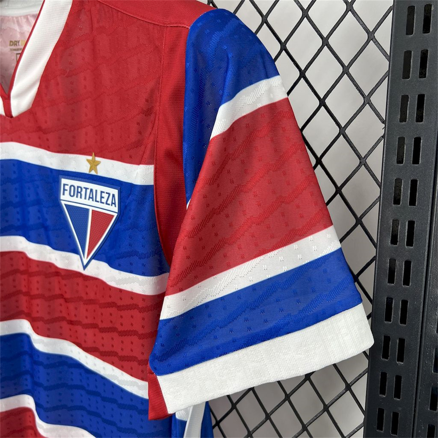 foot-Fortaleza 25-26 Home Red Blue Stripes Jersey - Fans Version