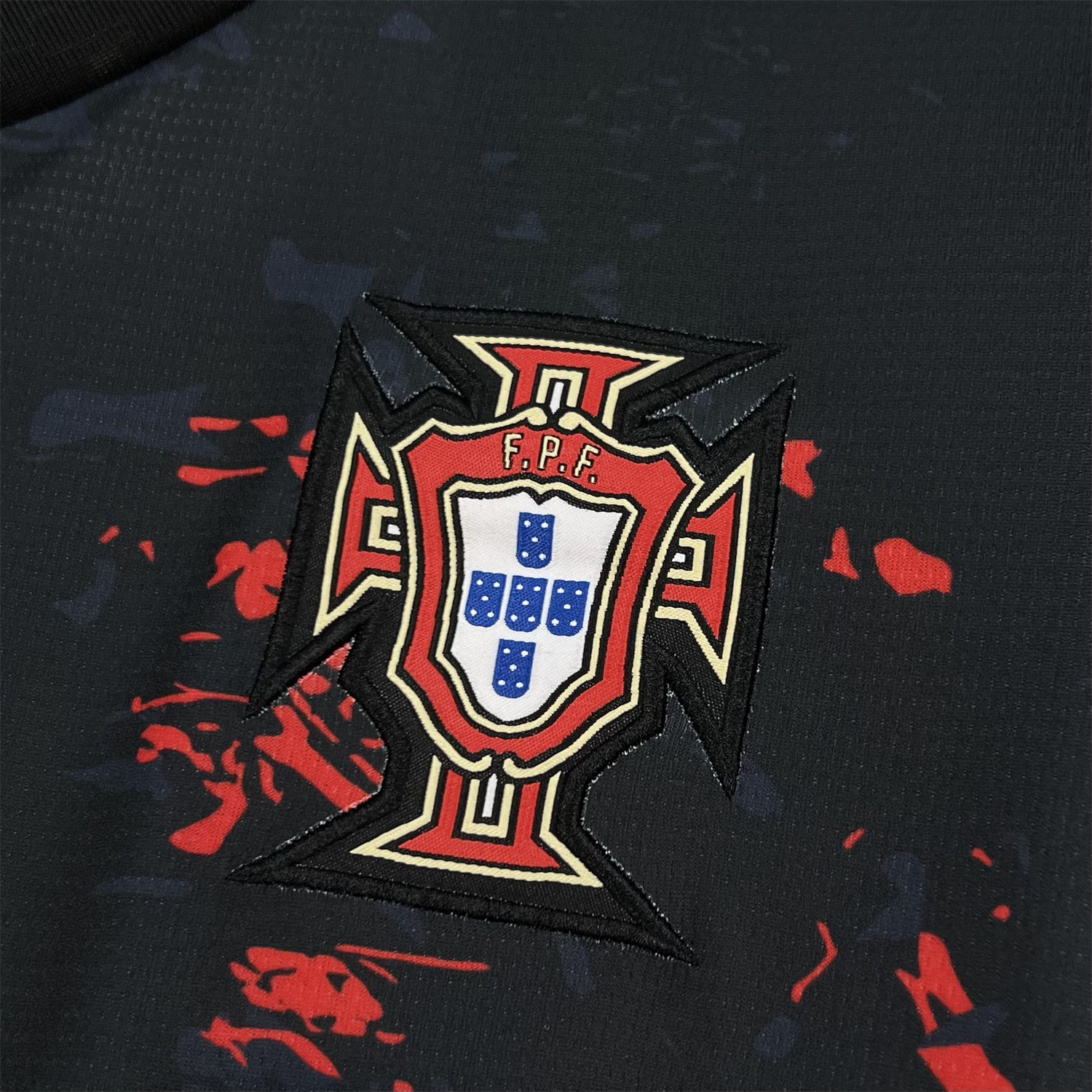 Funinjersey-Portugal 2026 Black With Red Accents Special Jersey - Fans Version