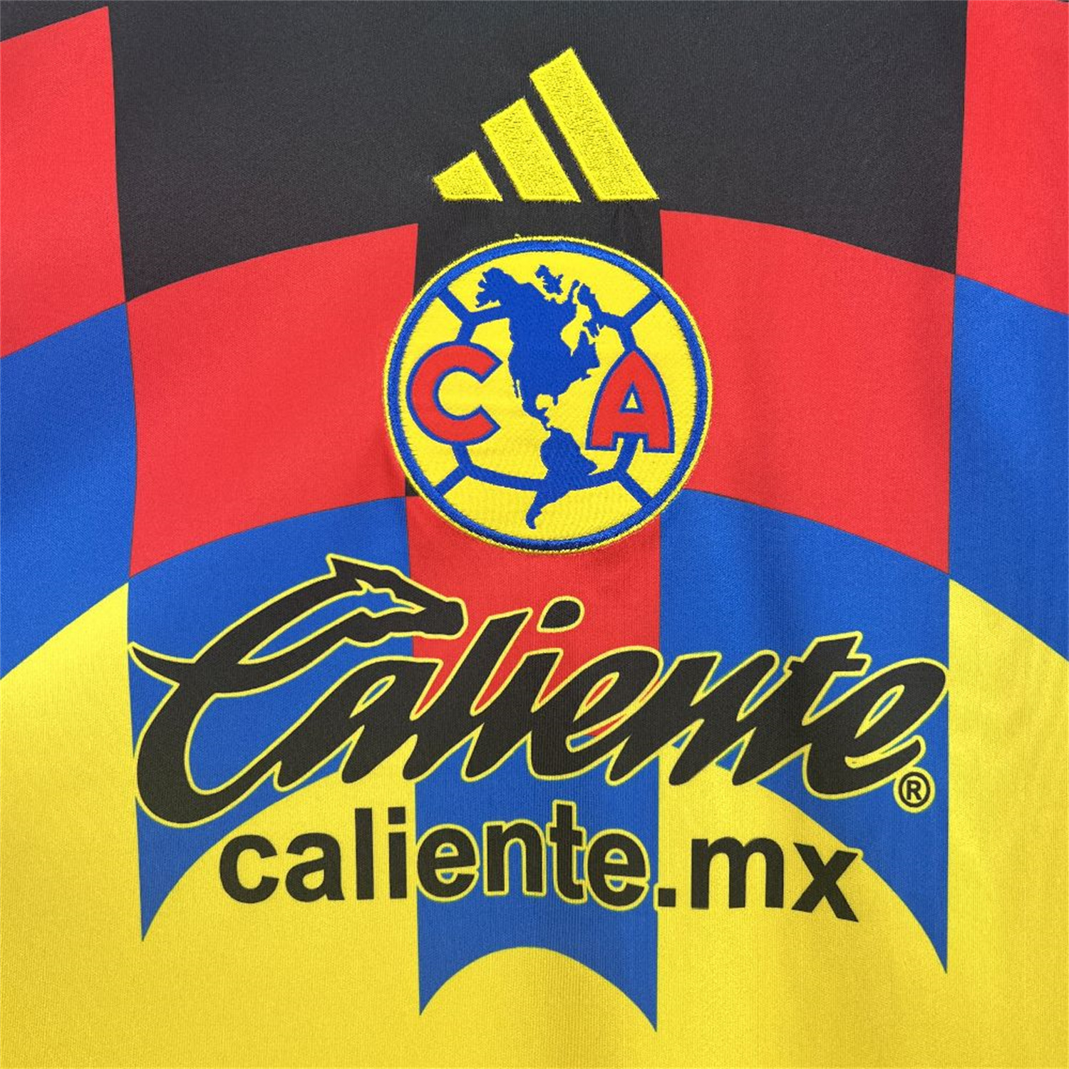 foot-Club América 25-26 Home Yellow Long Sleeves Jersey - Fans Version