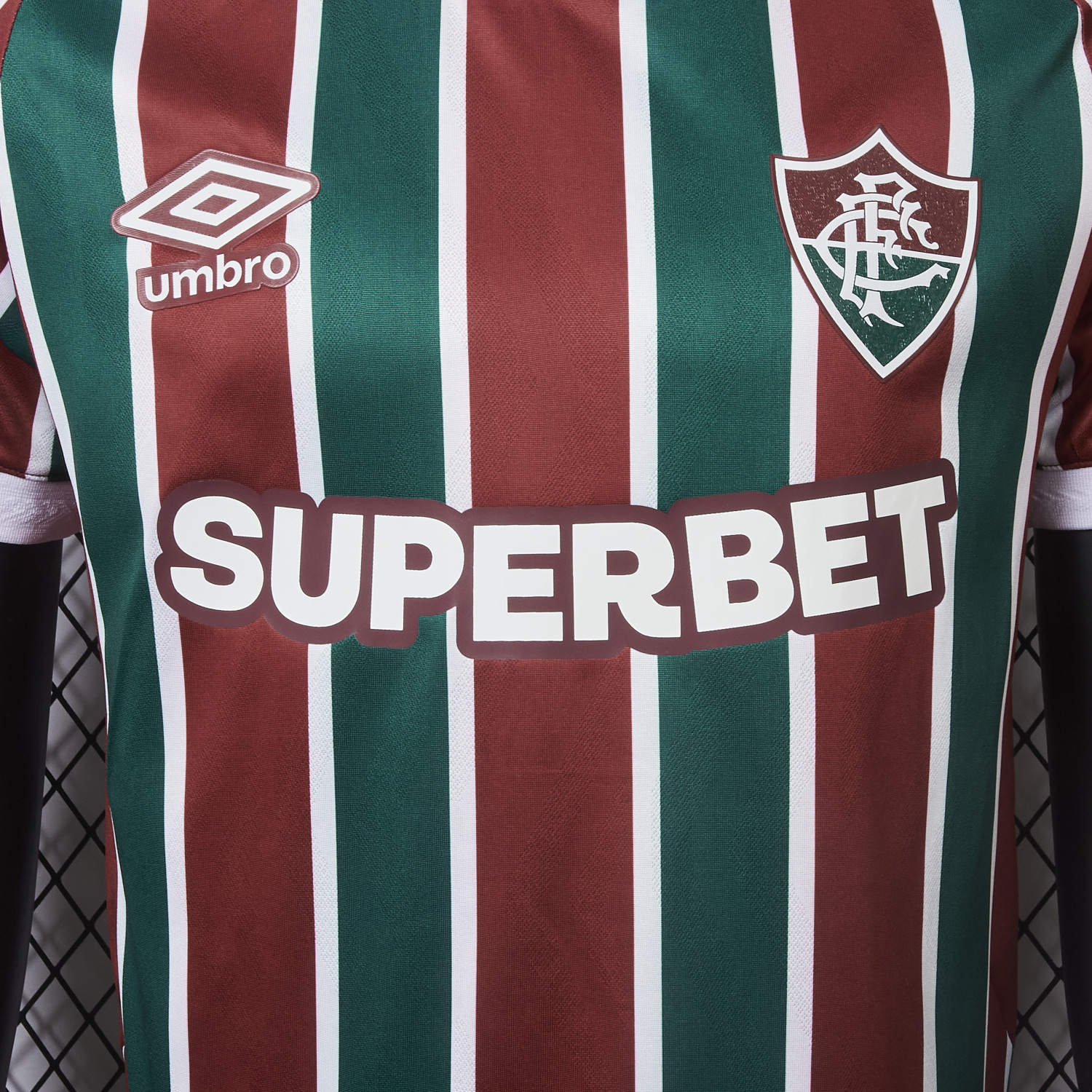foot-Fluminense 25-26 Home Jersey With Chest Sponsor - Player Version