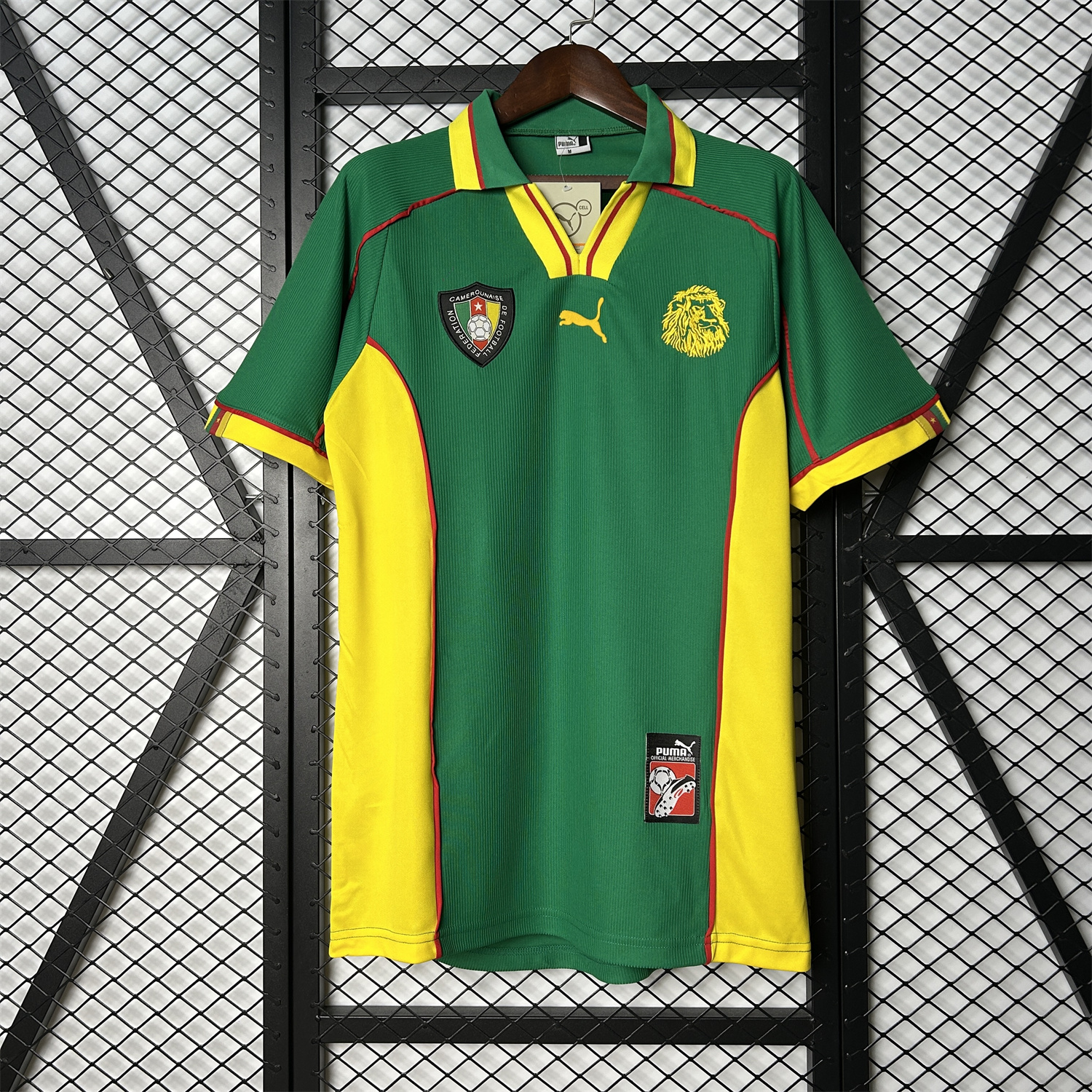 foot-Retro Cameroon 1998 Home Jersey