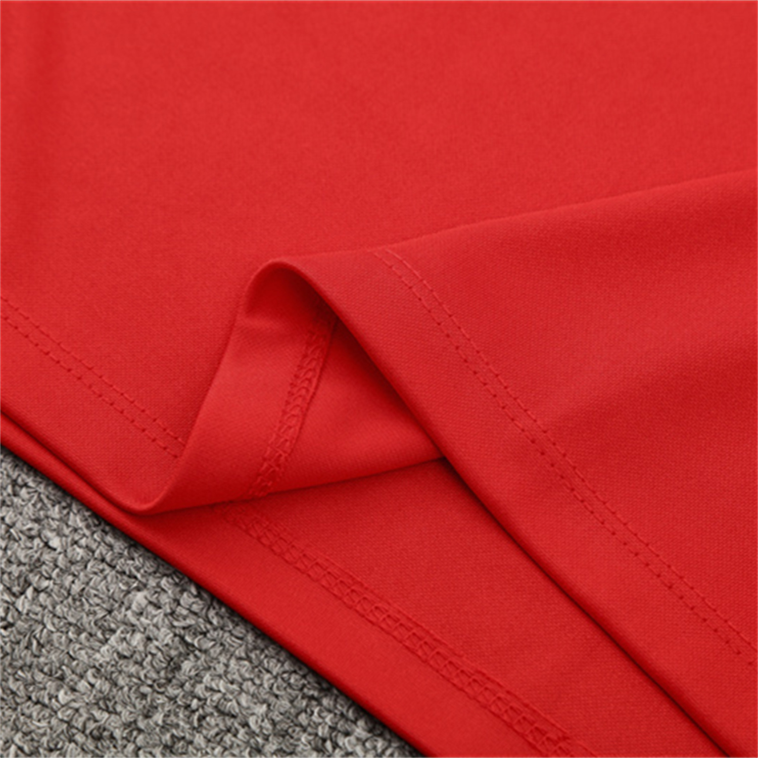 foot-Portugal 25-26 Kids Long Sleeve Training Set - Red Top & Black Pants