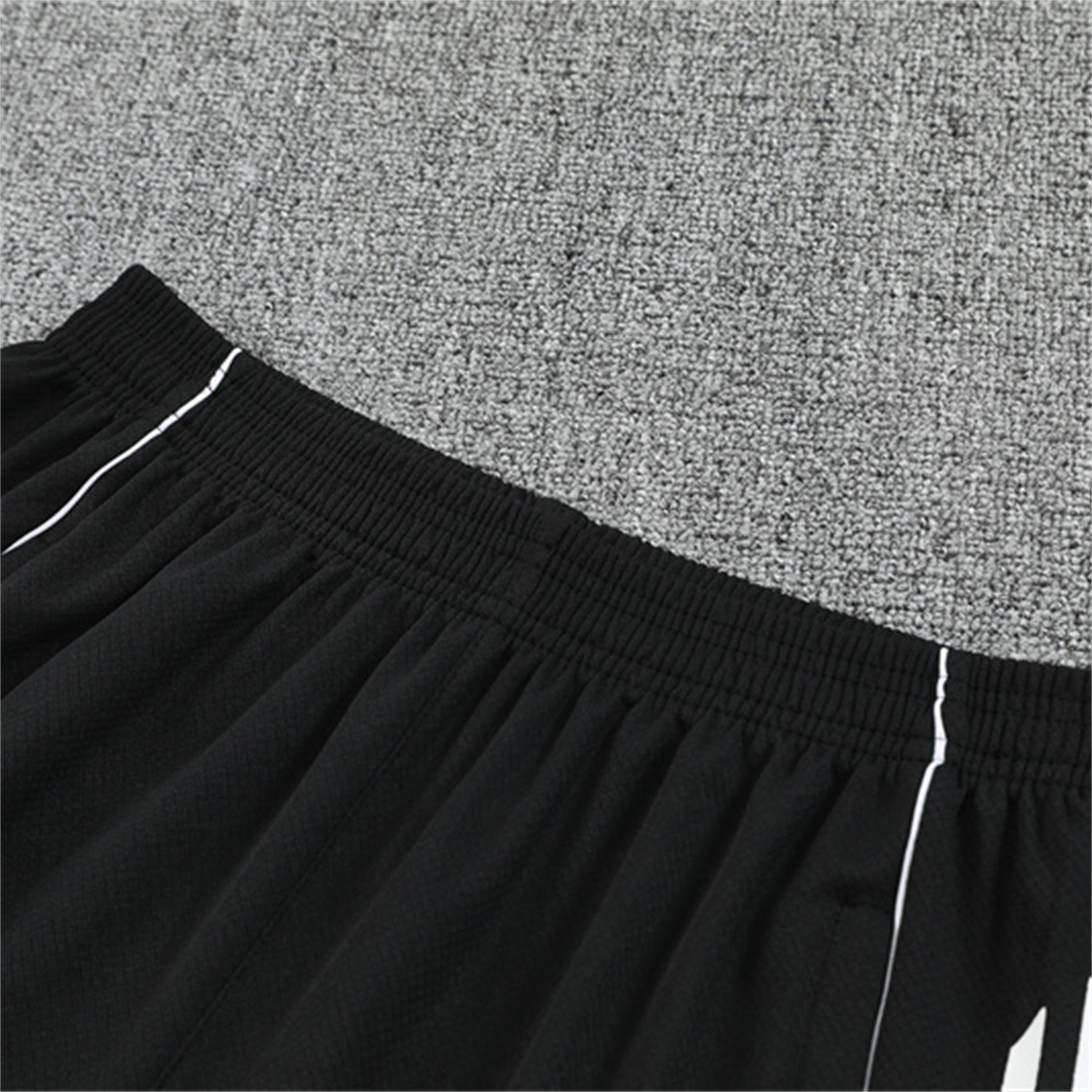 foot-Germany 25-26 Kids Short-Sleeve Training Set - Black Short Sleeve & Black Shorts