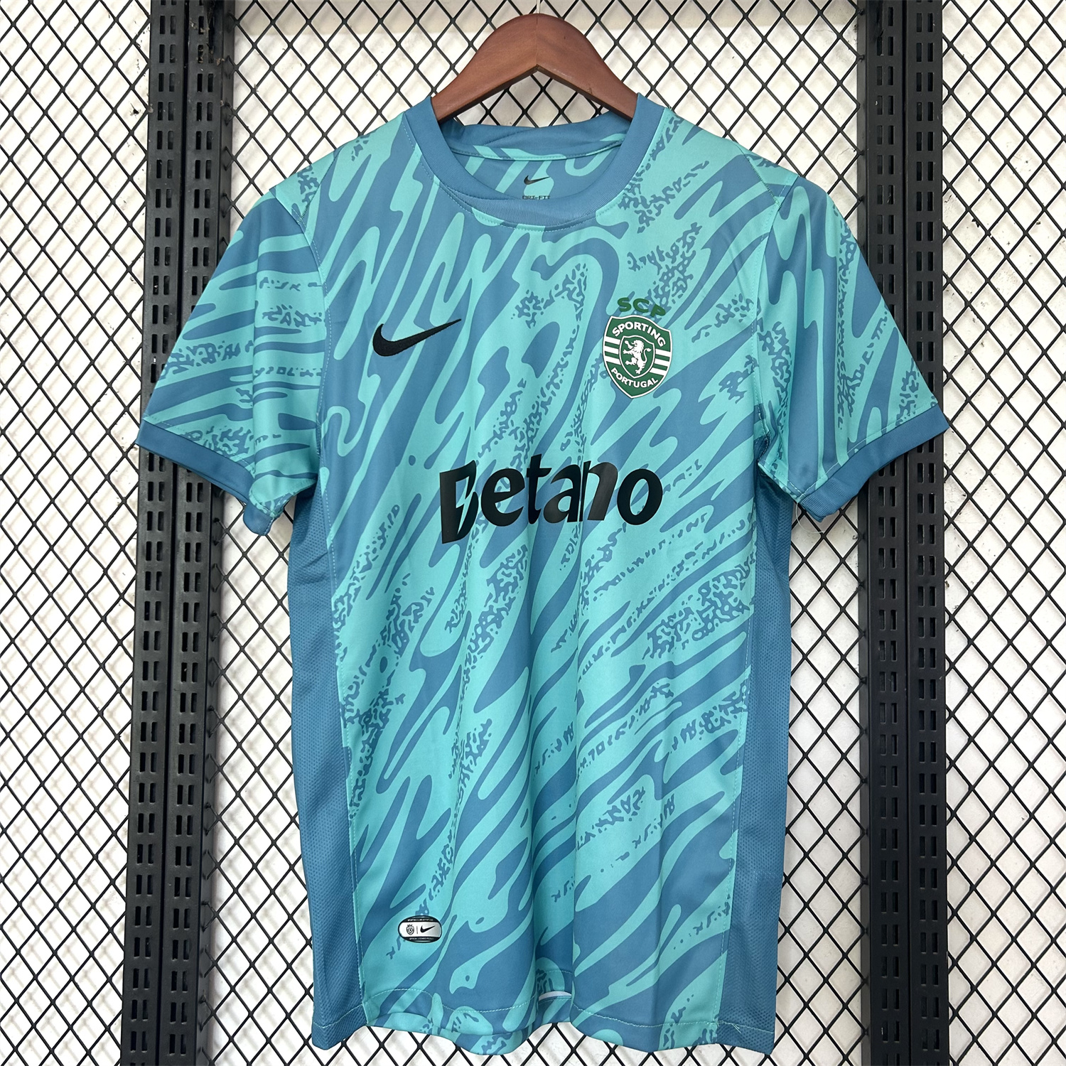 foot-Sporting CP 25-26 Blue Goalkeeper Jersey - Fans Version