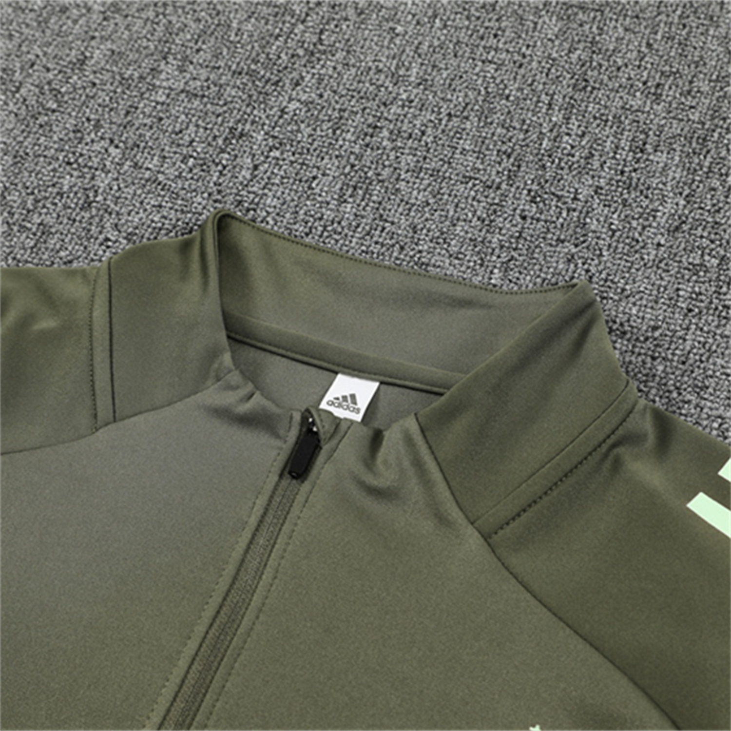 foot-Real Madrid 25-26 Long Sleeve Training Set - Army Green Top & Pants