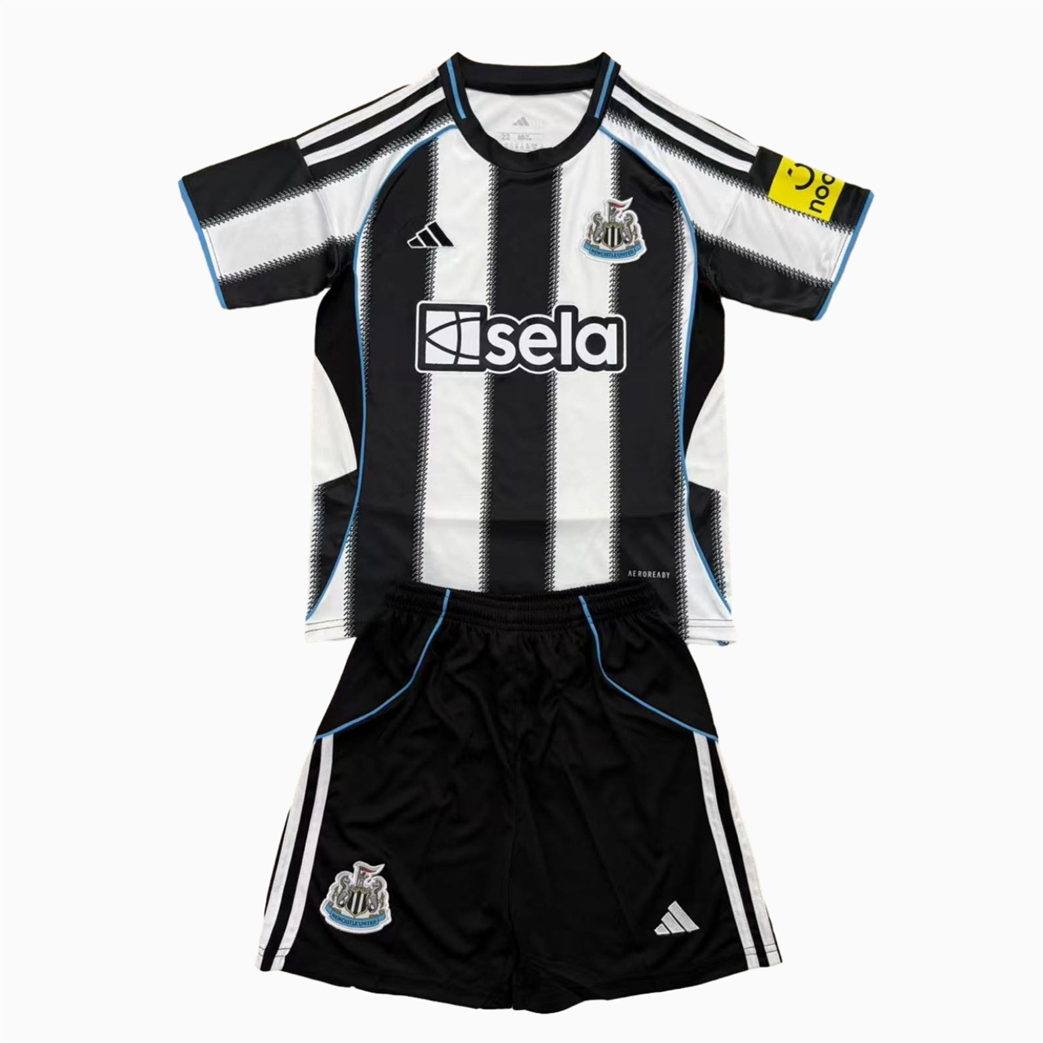 foot-Newcastle United 25-26 Home Men's Adult Jersey Set - Fans Version