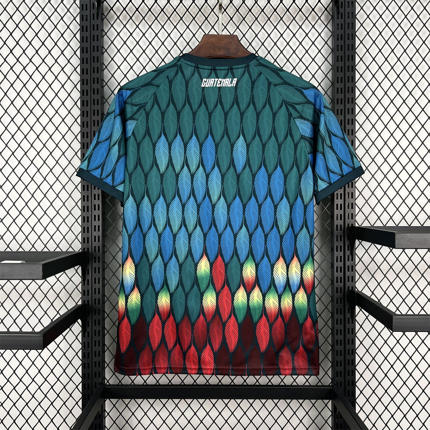 Funinjersey-Guatemala 2026 Teal With Multicolor Spots Special Jersey - Fans Version