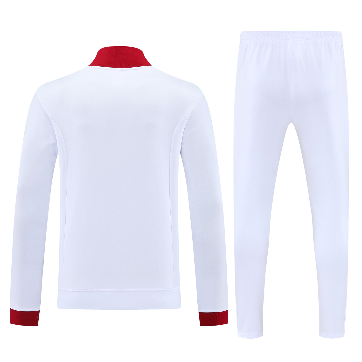 foot-Bayern Munich 25-26 125th Anniversary Jacket Training Tracksuit - White Jackets & White Pants