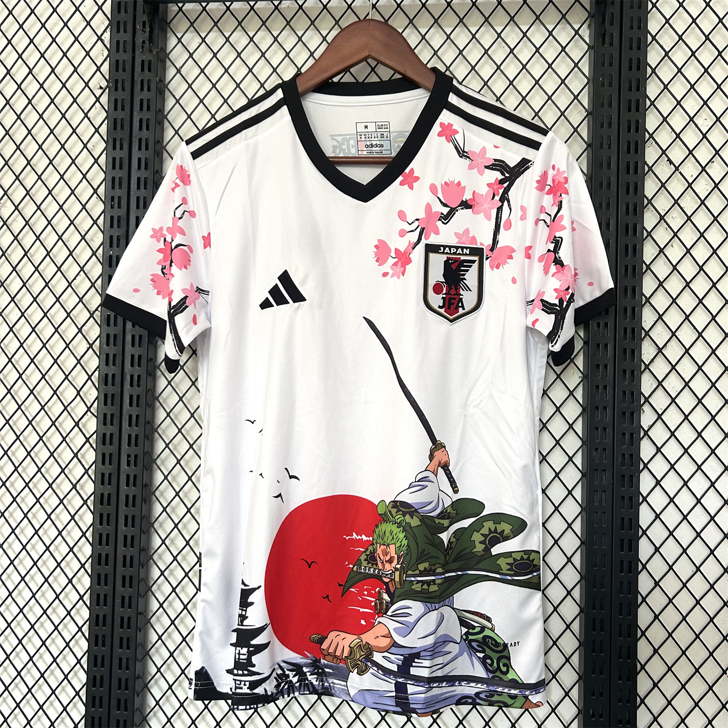 foot-Japan 25-26 Roronoa Zoro White Special Jersey - Fans Version
