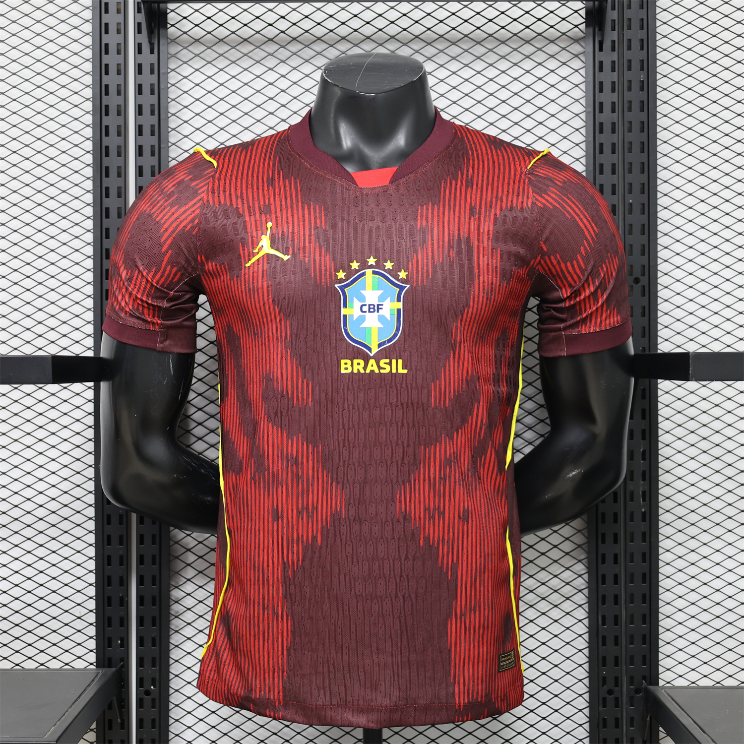 Funinjersey-Brazil 2026 Red Goalkeeper Jersey - Player Version