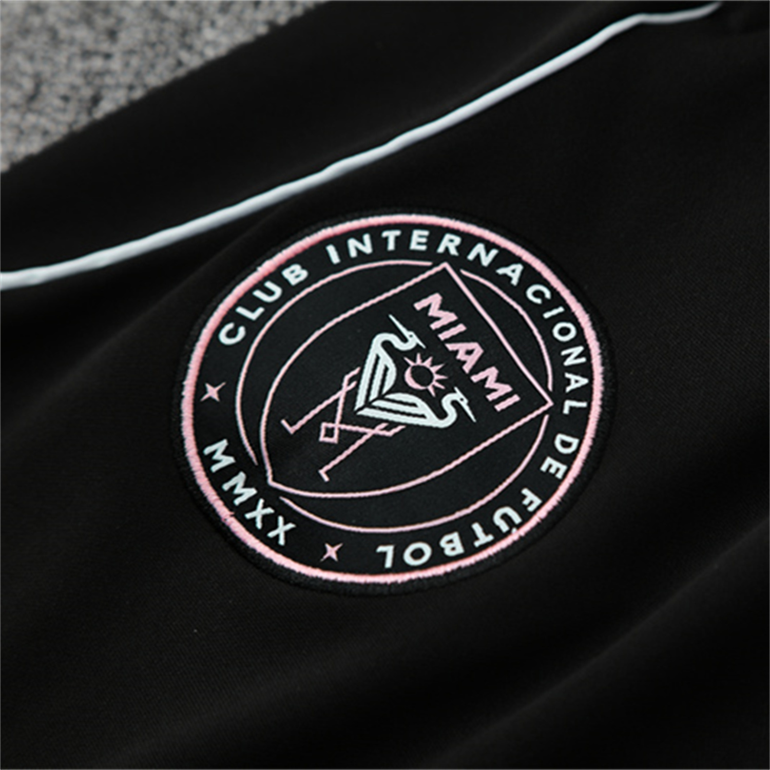 foot-INT M.A.M 25-26 Kid Long Sleeves Training Set - Black Top & Black Pants