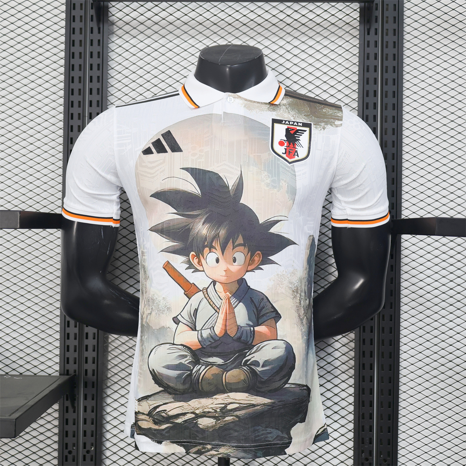 foot-Japan 25-26 Son Goku Meditates On The Stone Special Jersey - Player Version