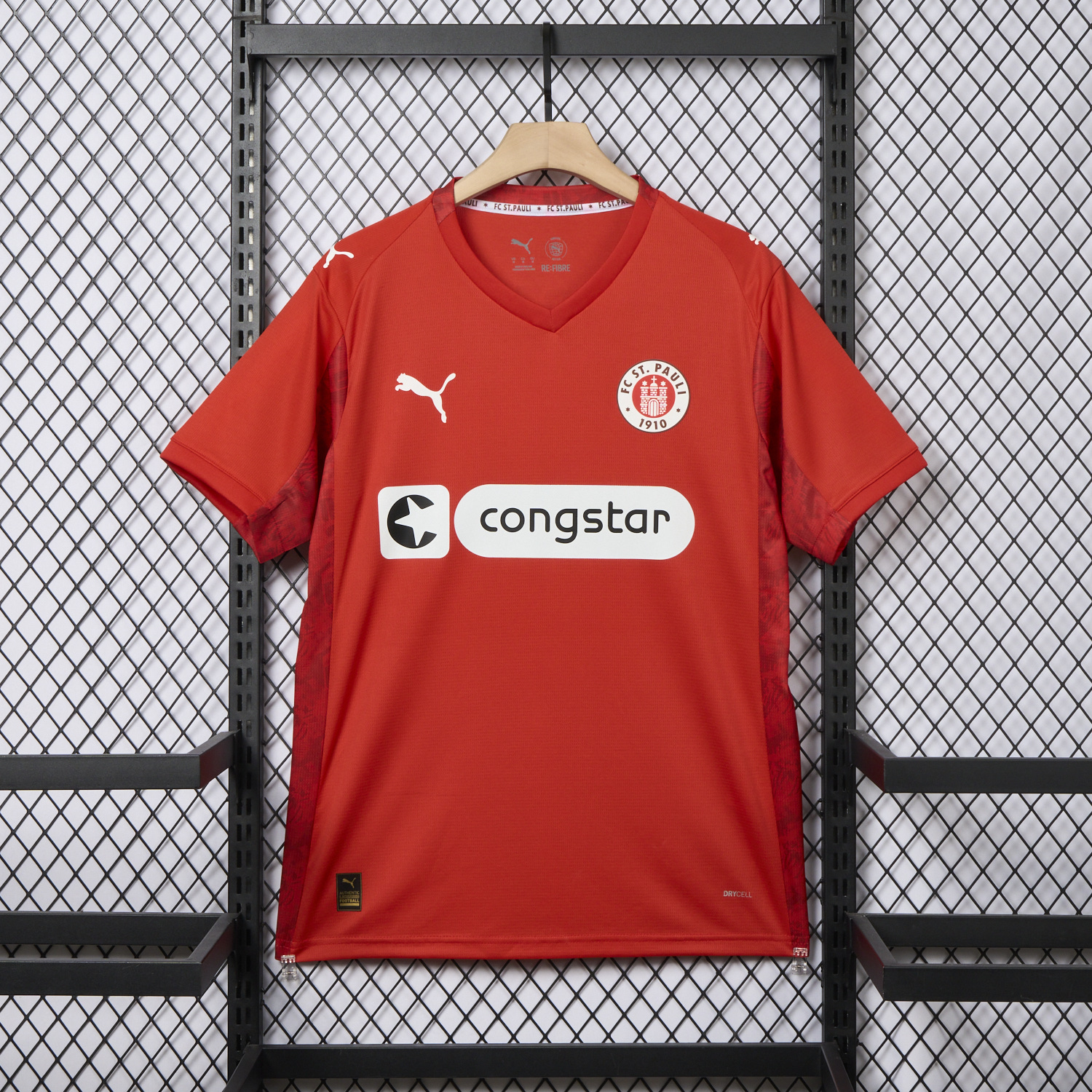 foot-St. Pauli 25-26 Fourth Red Jersey - Fans Version