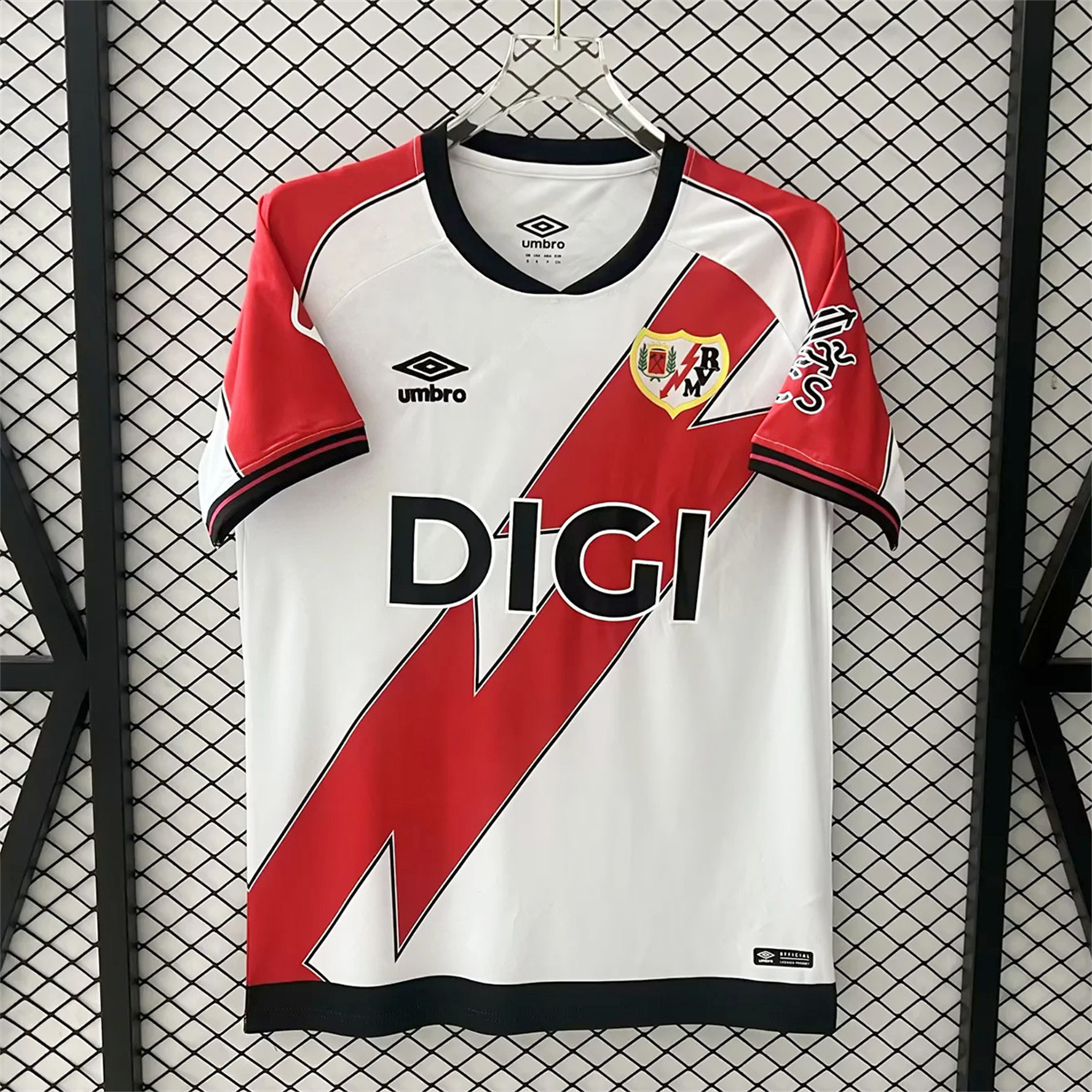SIUjerseys-Rayo Vallecano 25-26 Home White Jersey - Fans Version