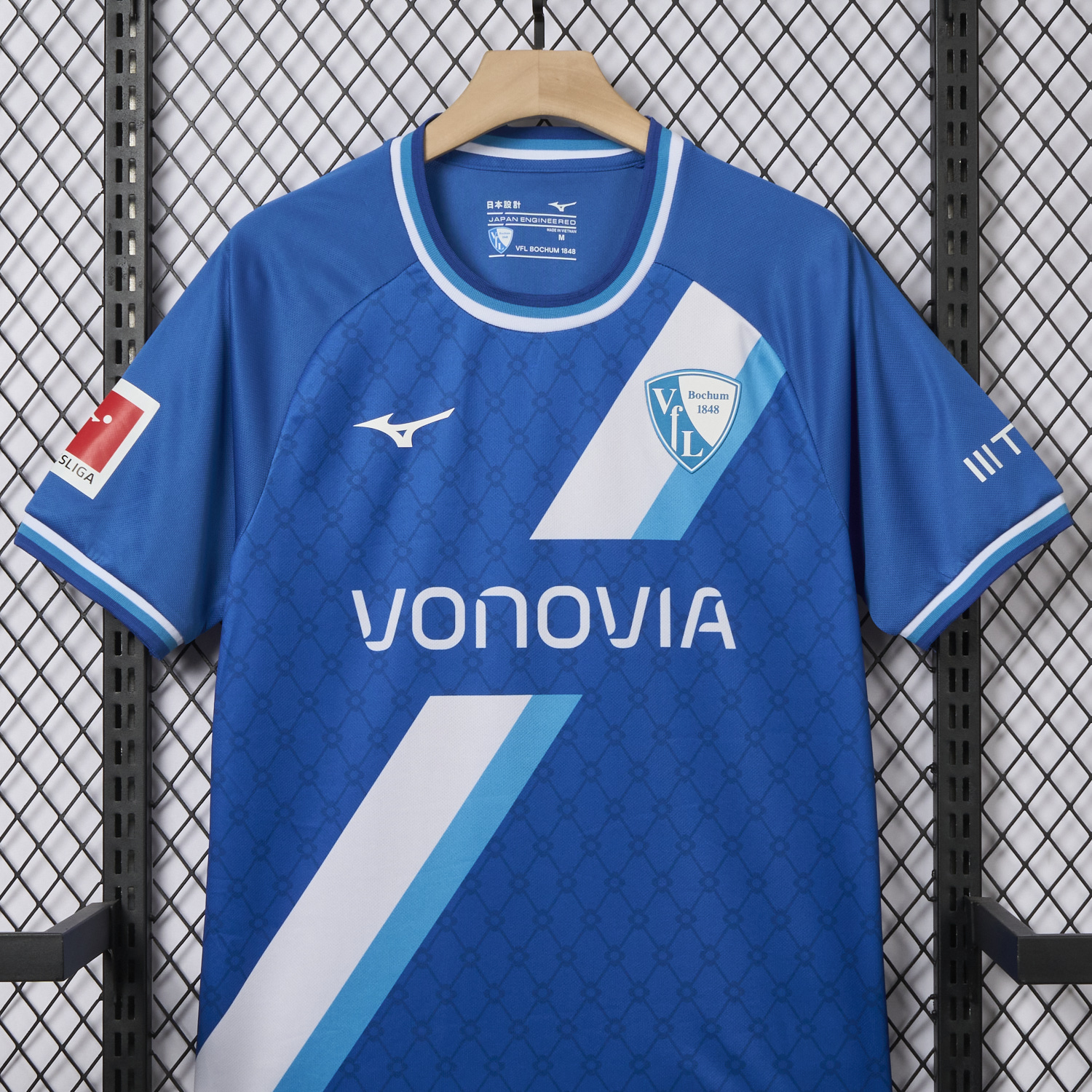 foot-Bochum 24-25 White Slanted Stripe Special Jersey with Sponsors - Fans Version