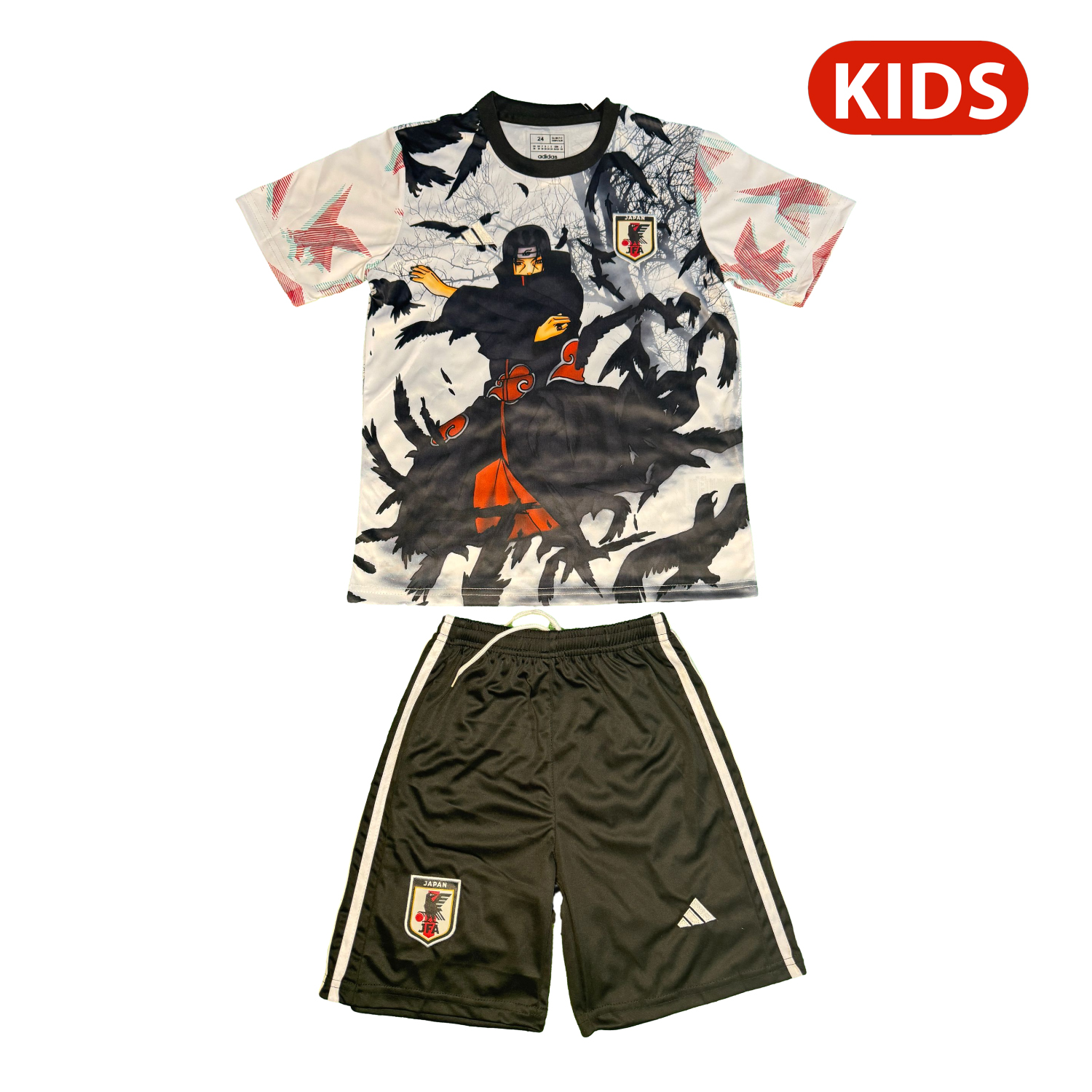 foot-Japan 25-26 Uchiha Itachi White And Black Special Kids Kit