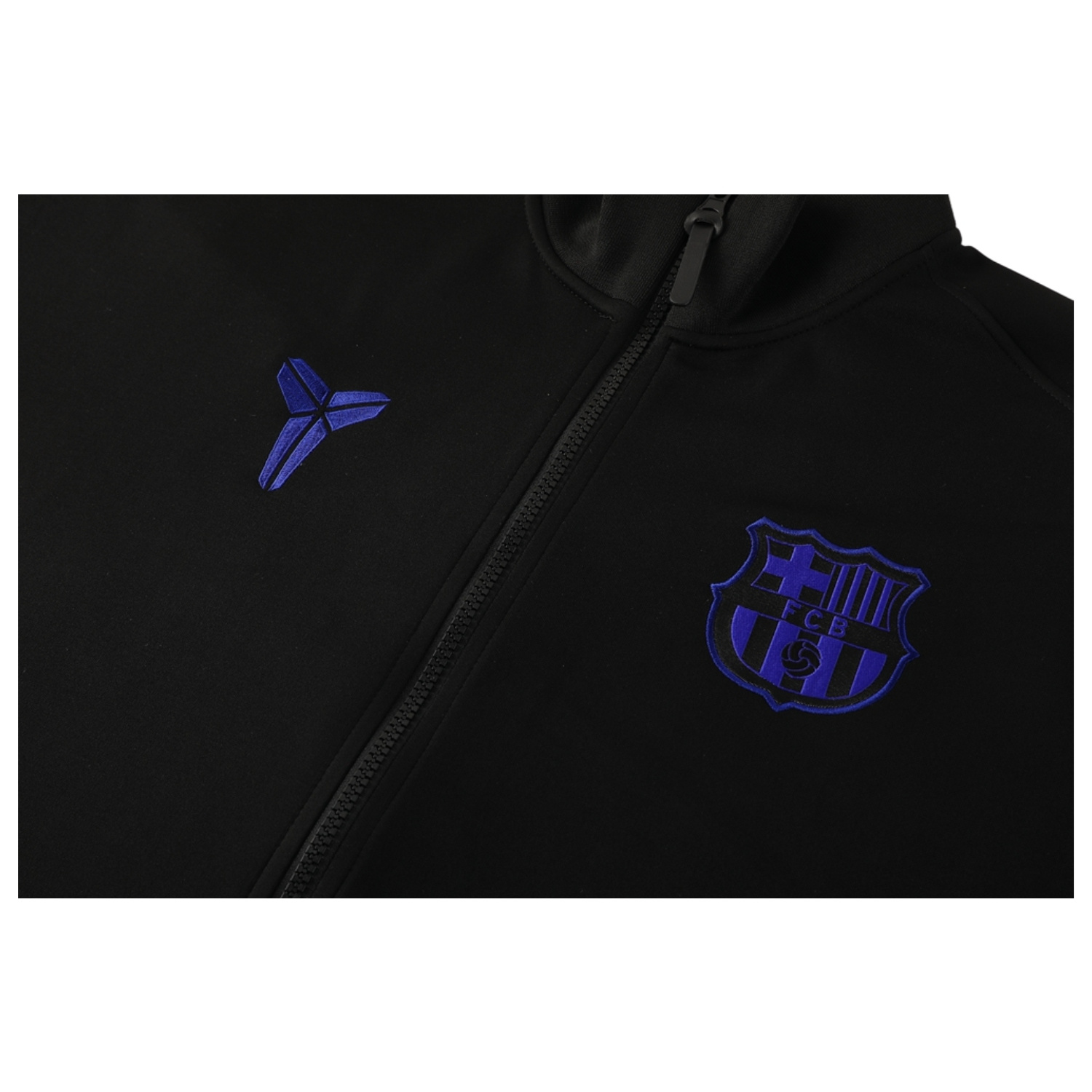 foot-Barcelona 25-26 Jacket Training Tracksuit - Black top & Black Pants