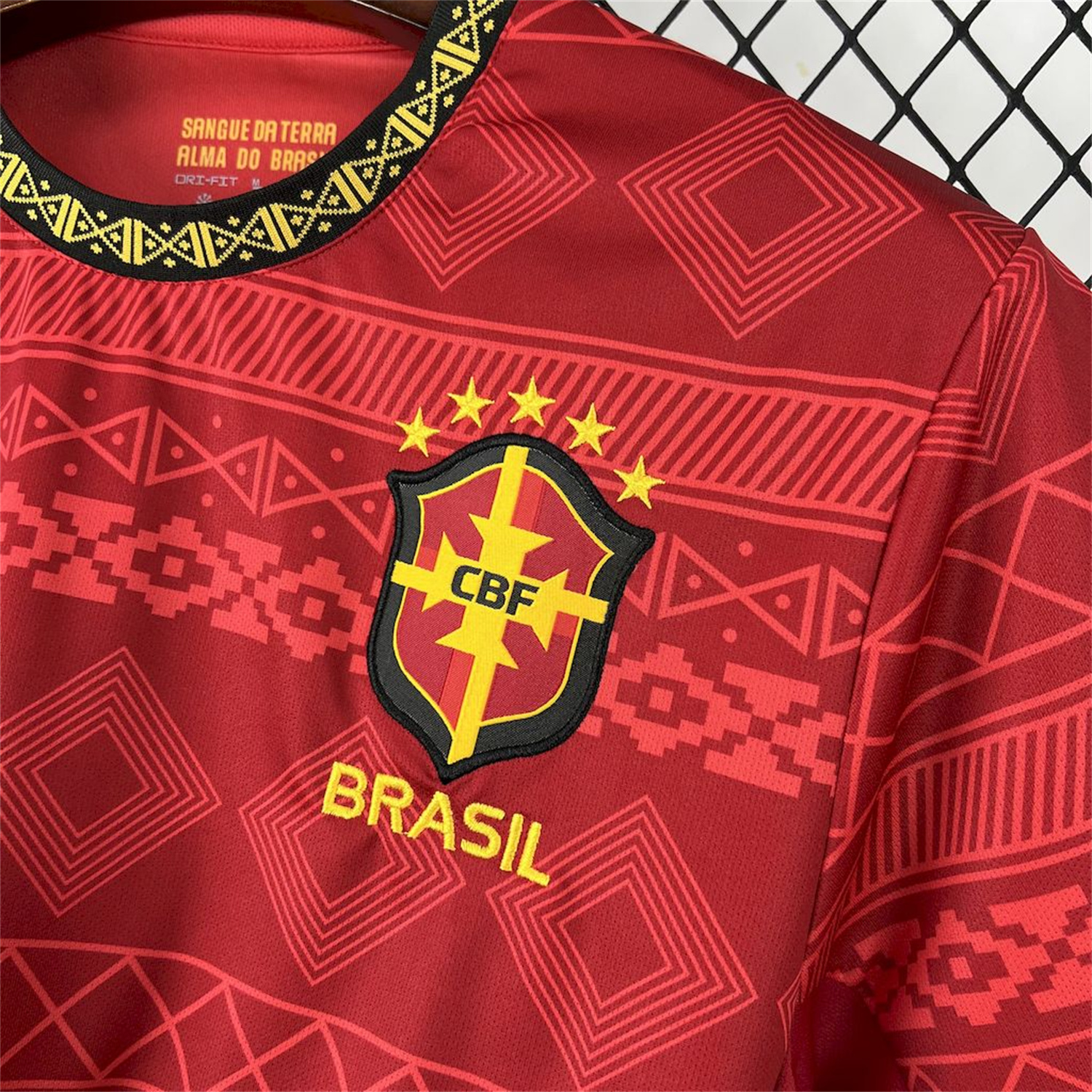 foot-Brazil 25-26 Jordan Red Special Edition Jersey - Fans Version